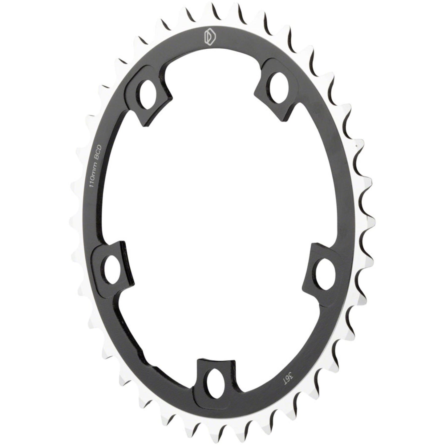 MSW Multi Speed Chainring - 34T, 110mm BCD, Middle, Black [MPN: WB290]_1185416