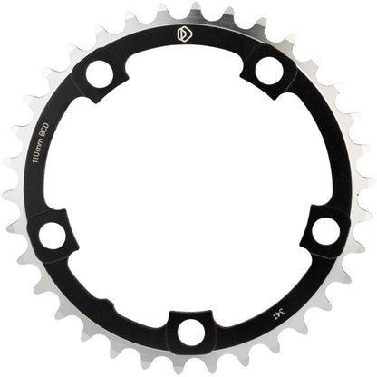 MSW Multi Speed Chainring - 34T, 110mm BCD, Middle, Black [MPN: WB290]_1185417