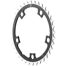 MSW Multi Speed Chainring - 38T, 110mm, Middle, Black [MPN: SPR-317XR BCD110 38T S.B. BLK]_1185398