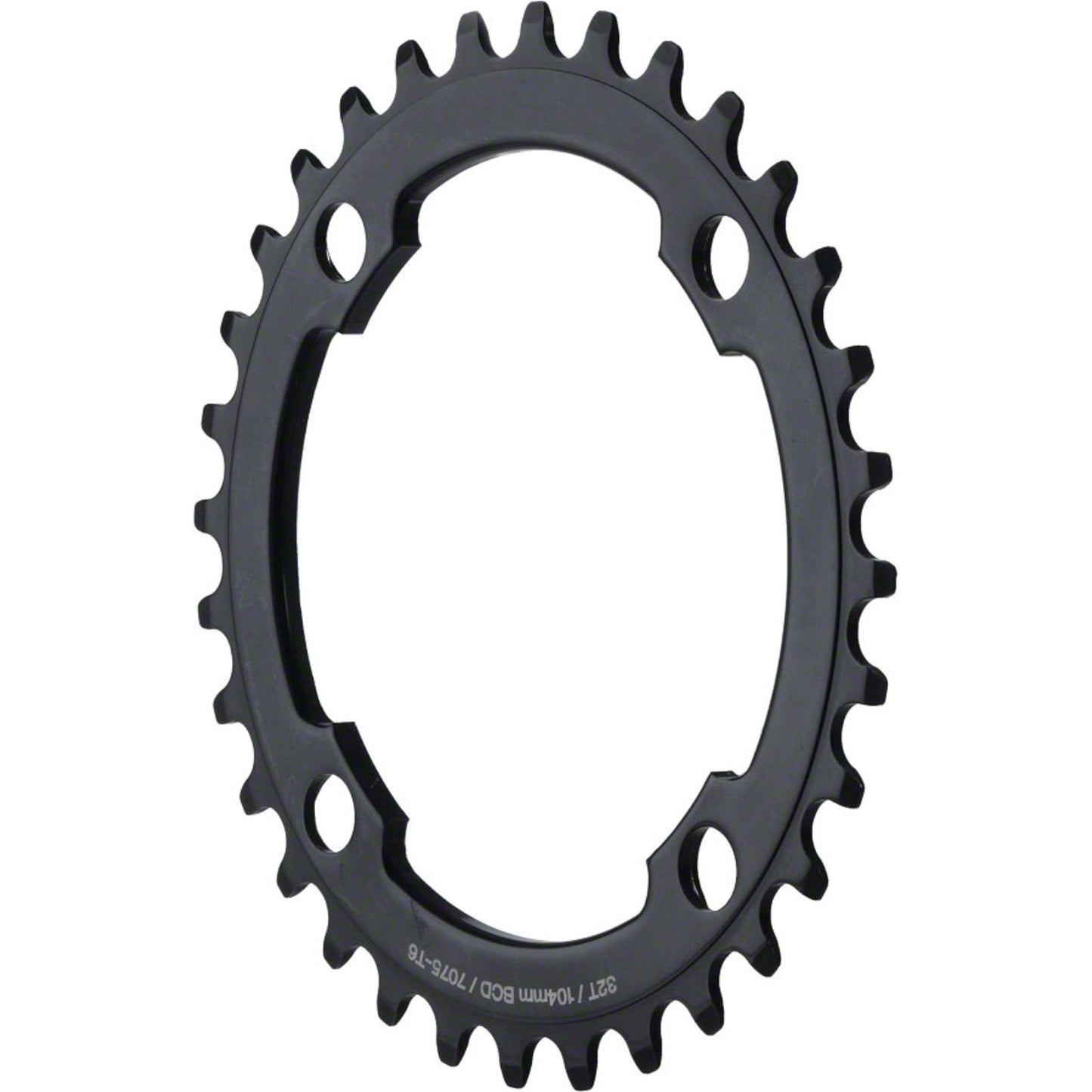 MSW Chainring - 32T, 104mm BCD, Middle, Black [MPN: SAR-32T-BCD104 S.B. BLK]_1185718