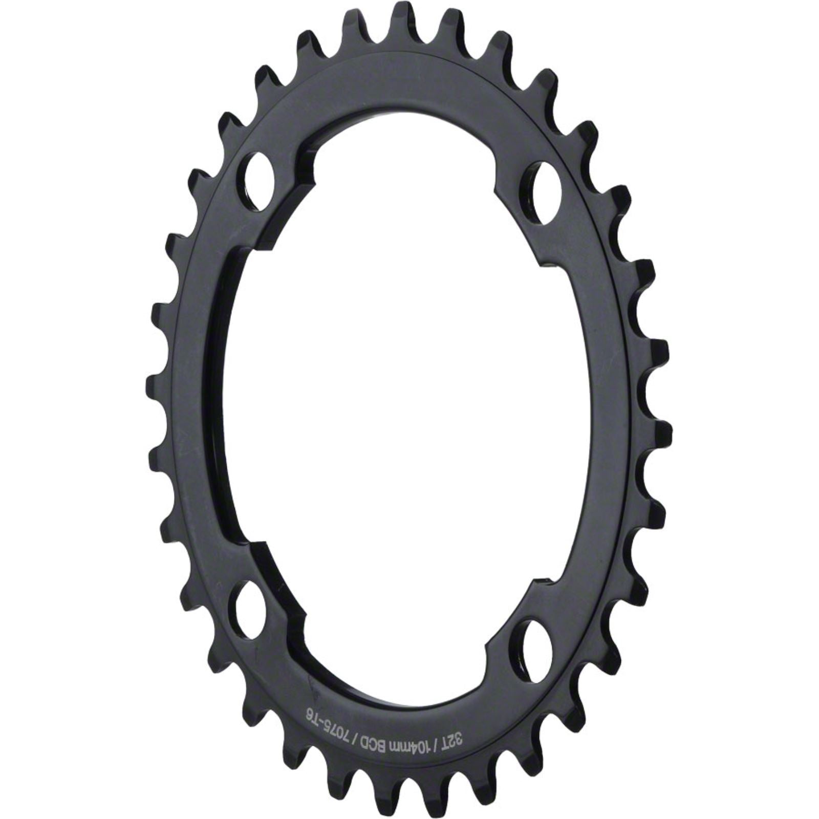 MSW Chainring - 32T, 104mm BCD, Middle, Black [MPN: SAR-32T-BCD104 S.B. BLK]_1185718