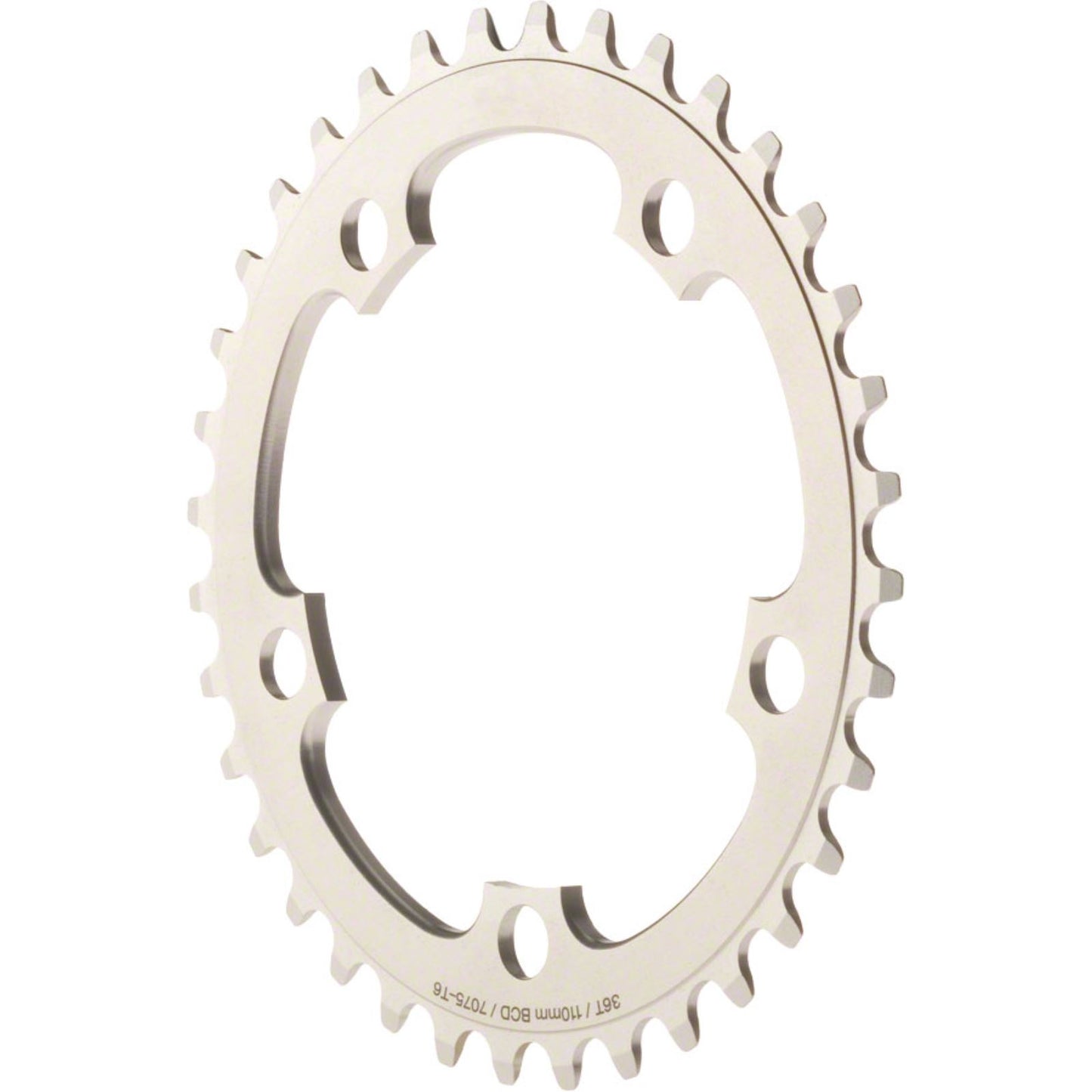 MSW Chainring - 36T, 110mm BCD, Middle, Silver [MPN: SAR-36T-BCD110 S.B. SIL]_1185690
