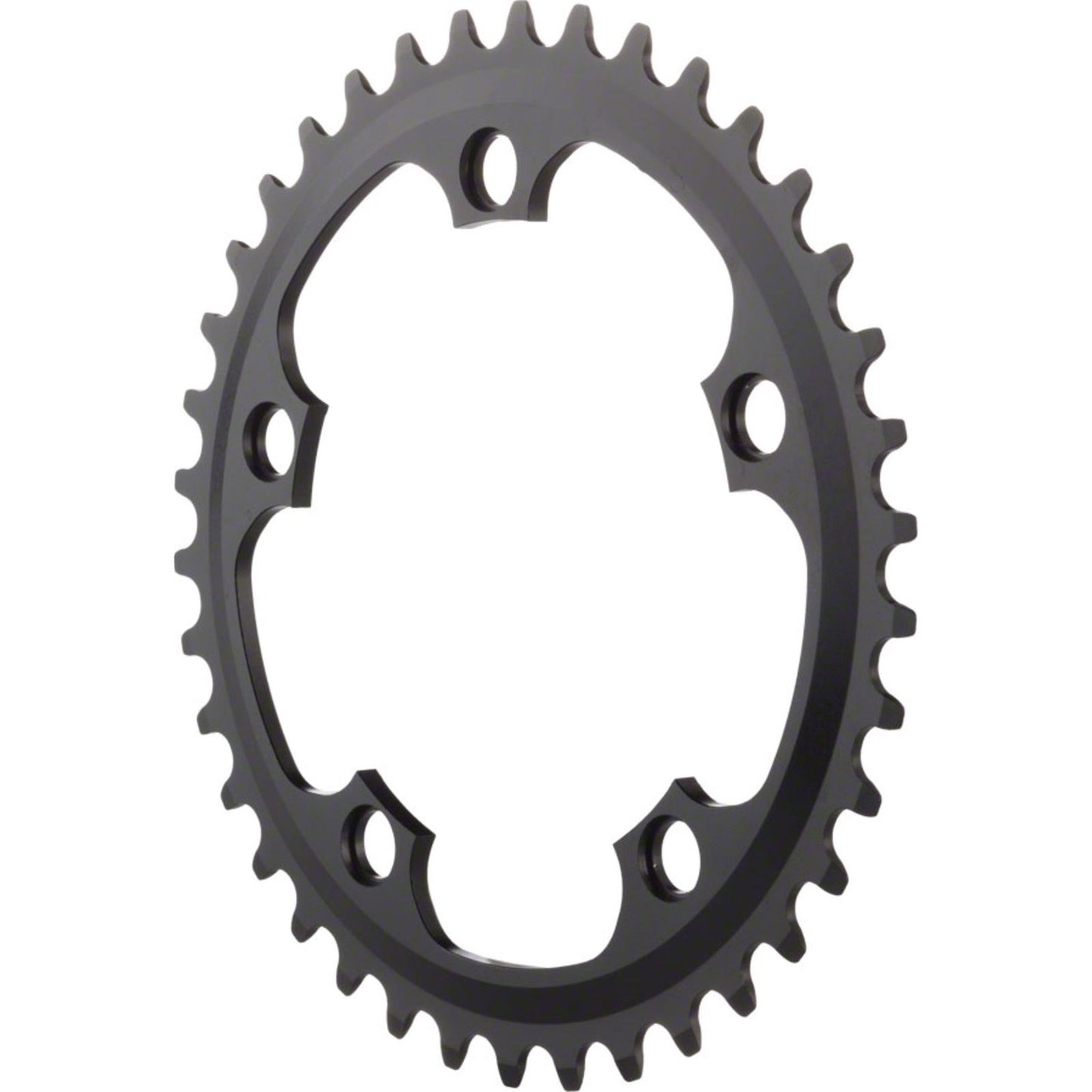 MSW Chainring - 38T, 110mm BCD, Middle, Black [MPN: SAR-38T-BCD110 S.B. BLK]_1185691