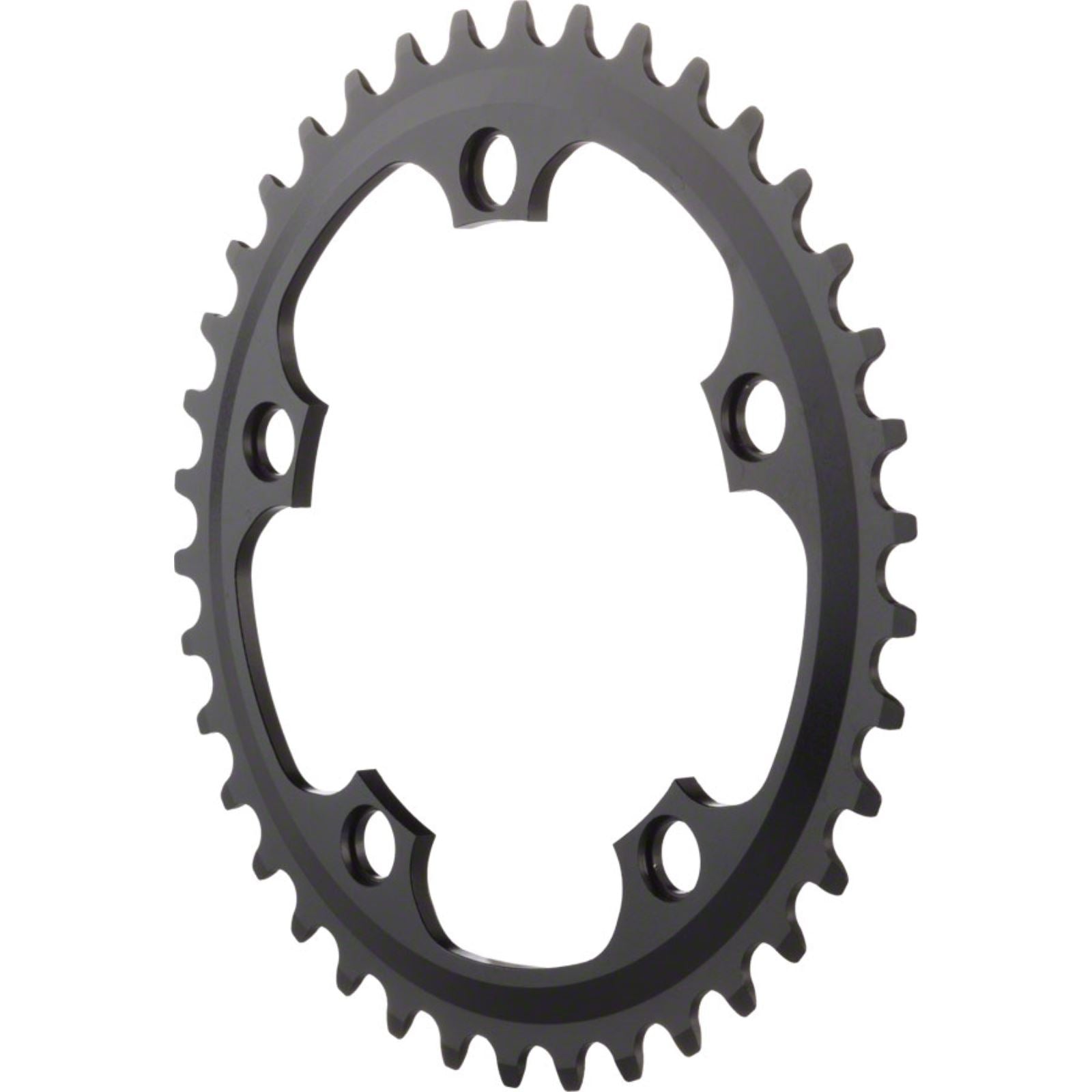 MSW Chainring - 38T, 110mm BCD, Middle, Black [MPN: SAR-38T-BCD110 S.B. BLK]_1185691