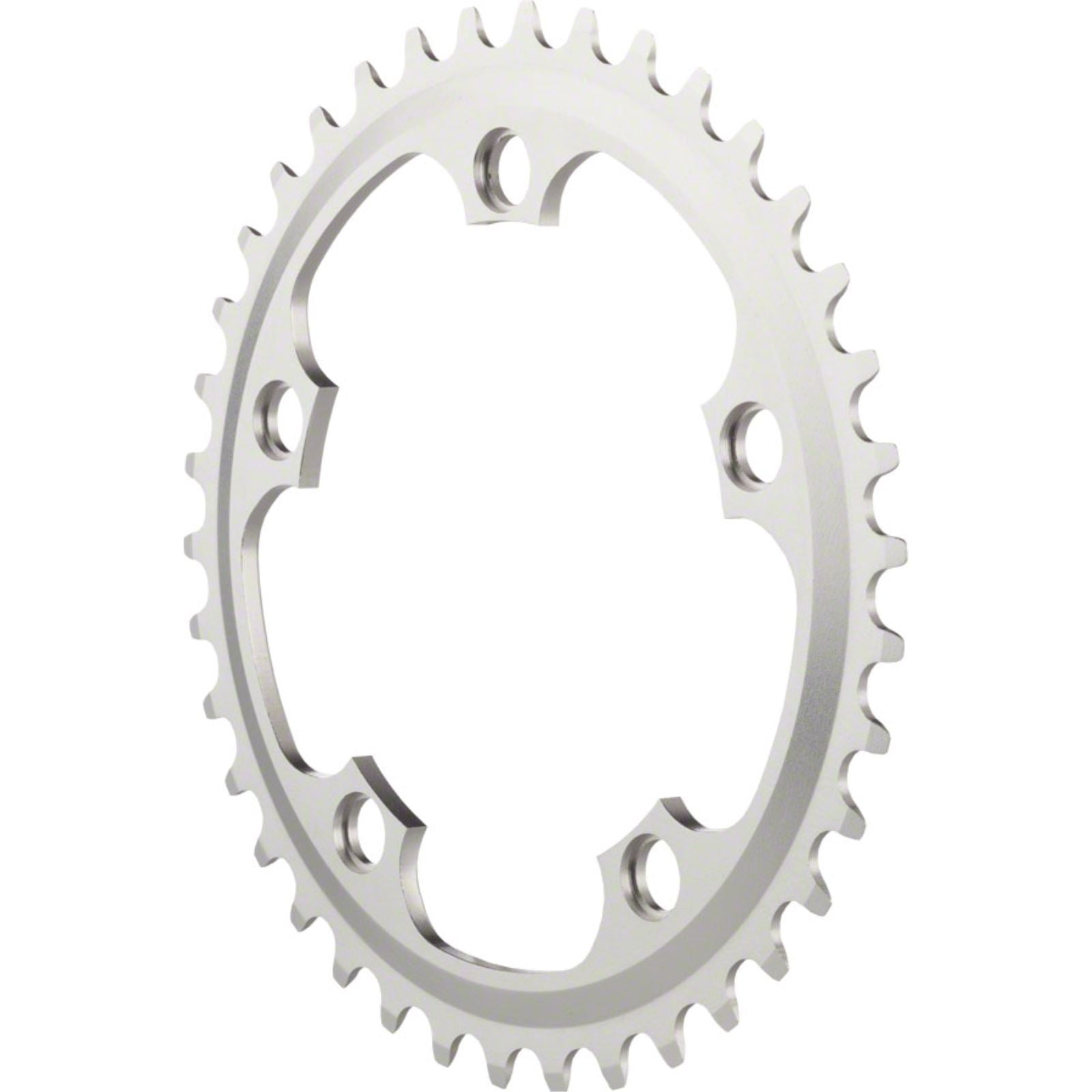MSW Chainring - 38T, 110mm BCD, Middle, Silver [MPN: SAR-38T-BCD110 S.B. SIL]_1185692