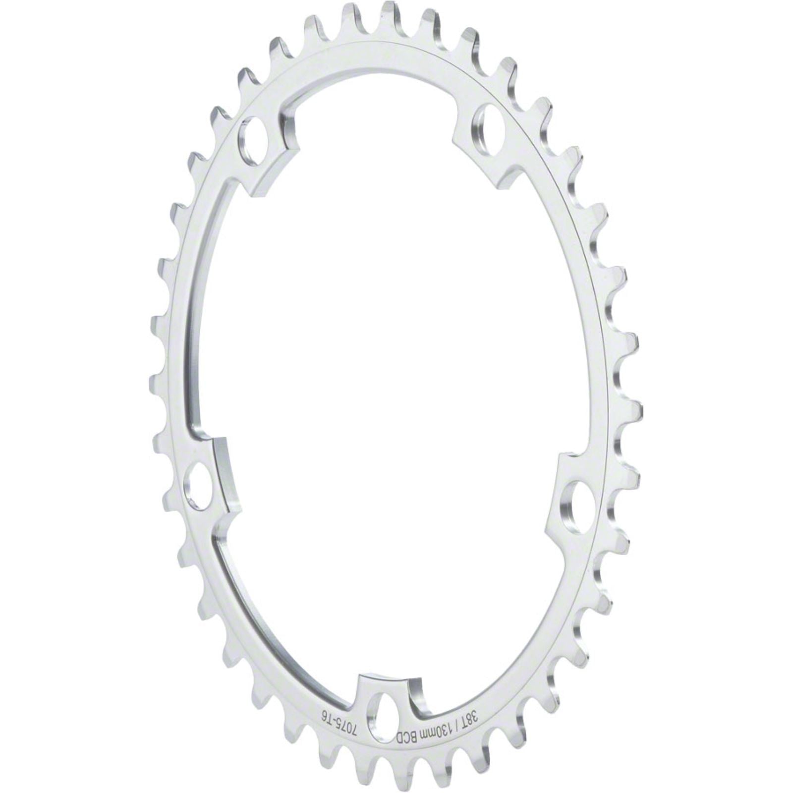 MSW Chainring - 48T, 130mm BCD, Outer, Silver [MPN: SAR-48T-BCD130  S.B. SIL]_1185761
