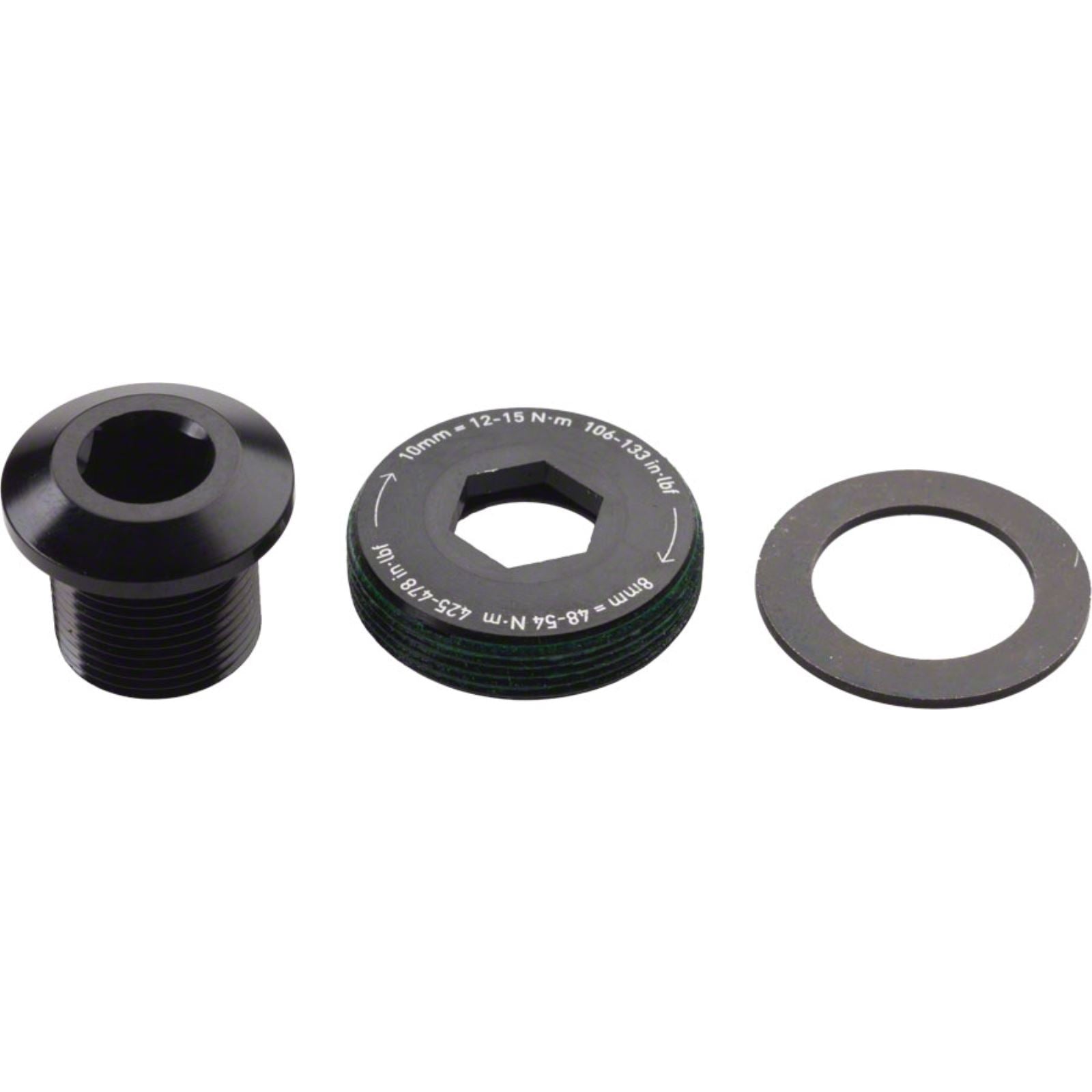 SRAM Truvativ GXP M15 Crank Bolt and M26 Cap - Black [MPN: 11.6900.002.160]_1185833