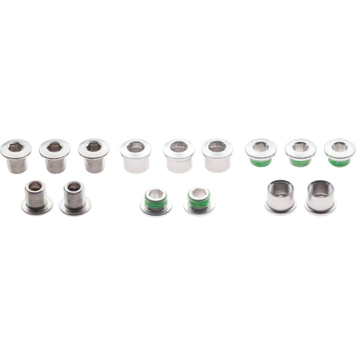Truvativ Aluminum Chainring Bolt Set - 10 Hex Bolts and 5 Hex Nuts [MPN: 11.6915.018.000]_1185960