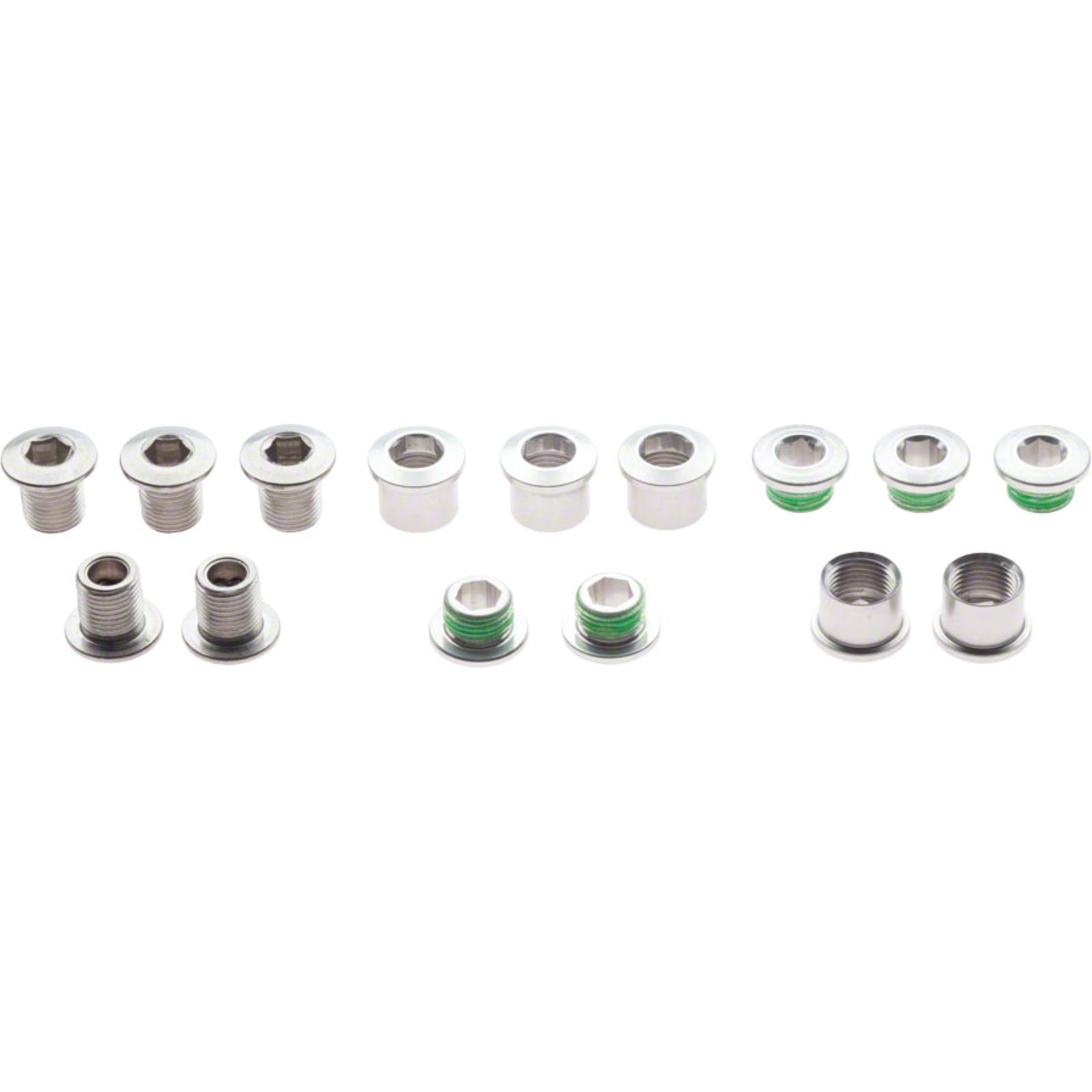 Truvativ Aluminum Chainring Bolt Set - 10 Hex Bolts and 5 Hex Nuts [MPN: 11.6915.018.000]_1185960