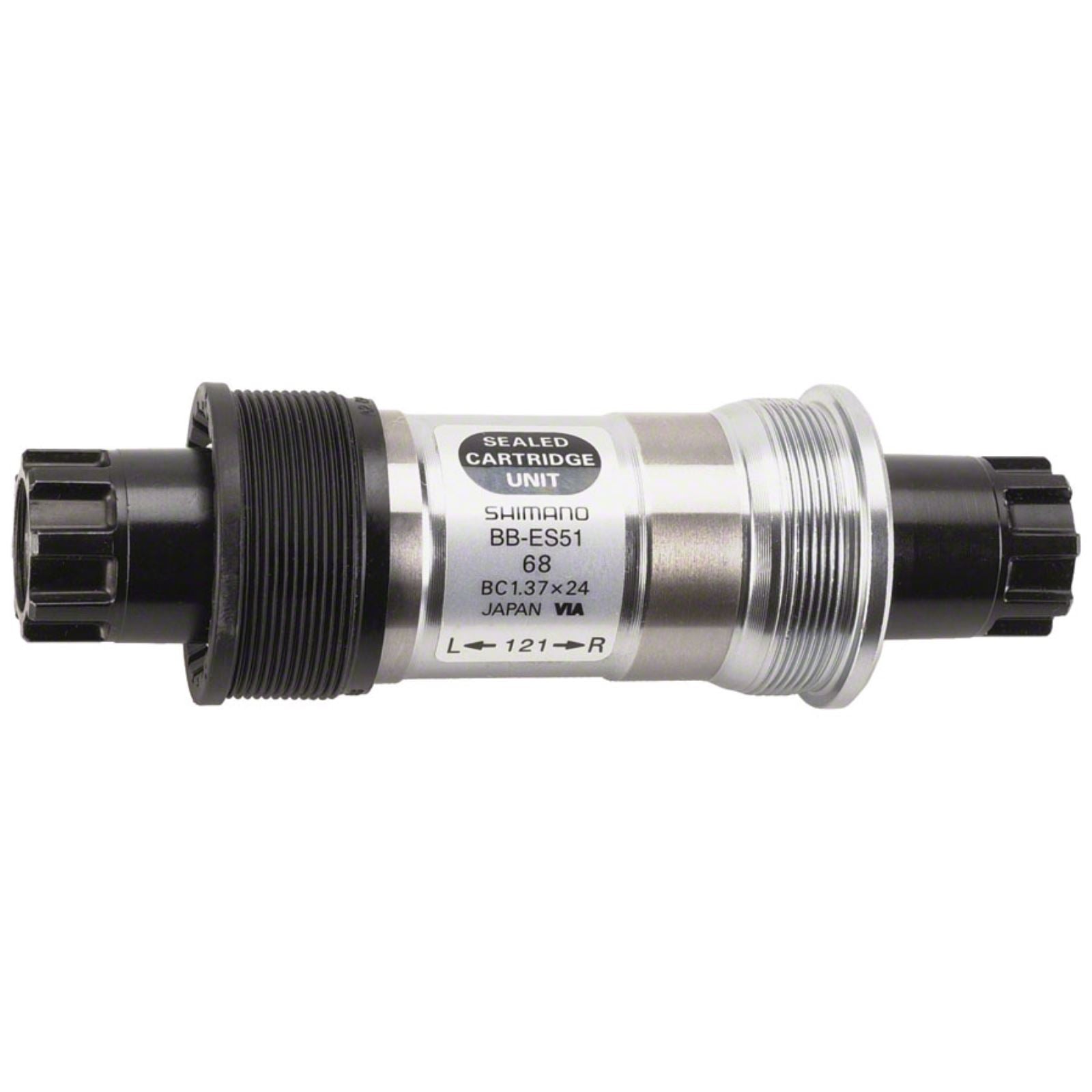 Shimano ES51 68 x 121mm Octalink V2 Spline English Bottom Bracket [MPN: EBBES51B21]_1186270