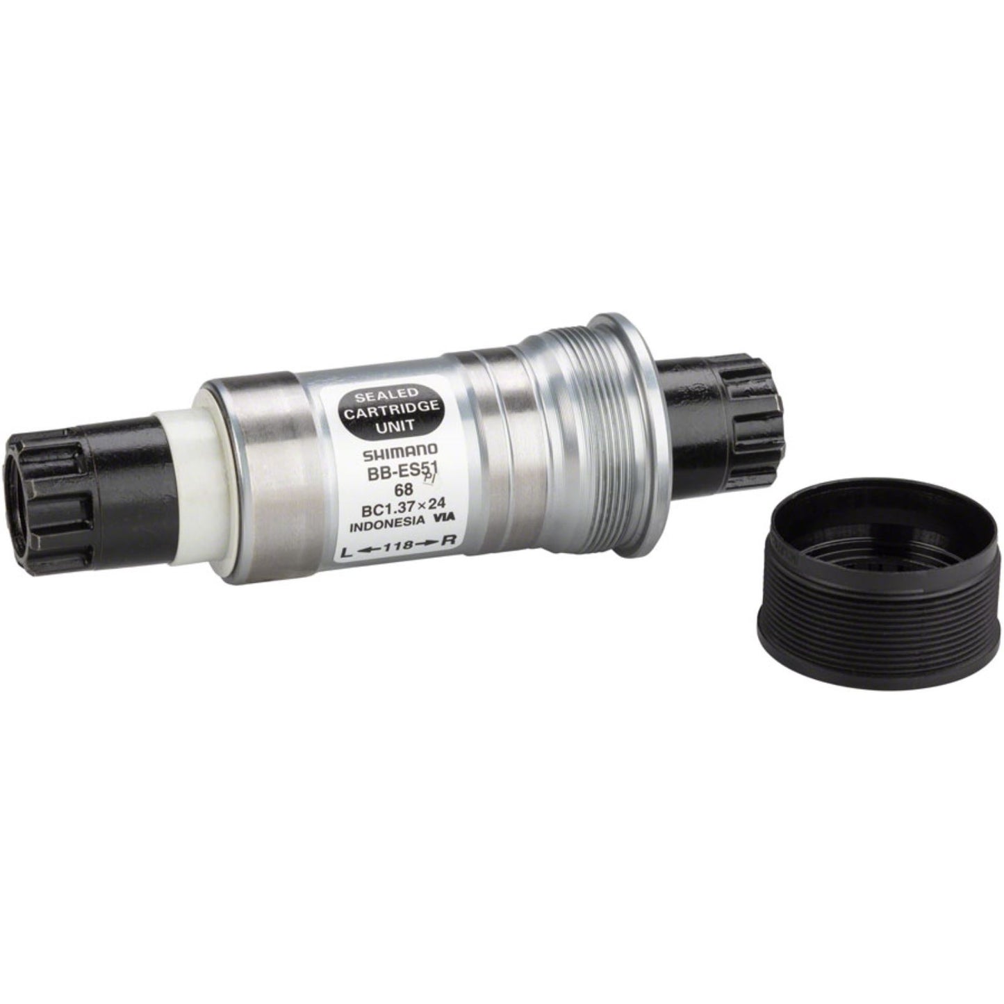 Shimano ES51 68 x 118mm Octalink V2 Spline English Bottom Bracket [MPN: EBBES51B18]_1186235
