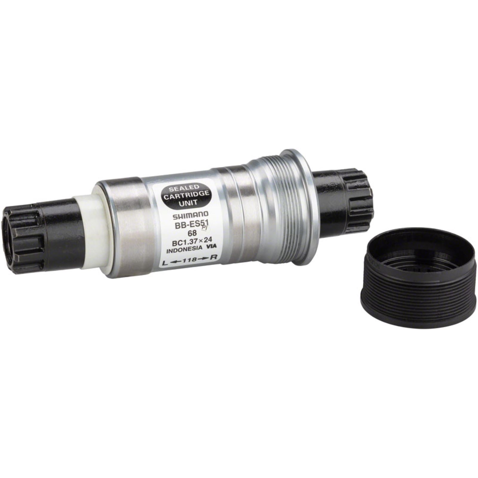 Shimano ES51 68 x 118mm Octalink V2 Spline English Bottom Bracket [MPN: EBBES51B18]_1186235