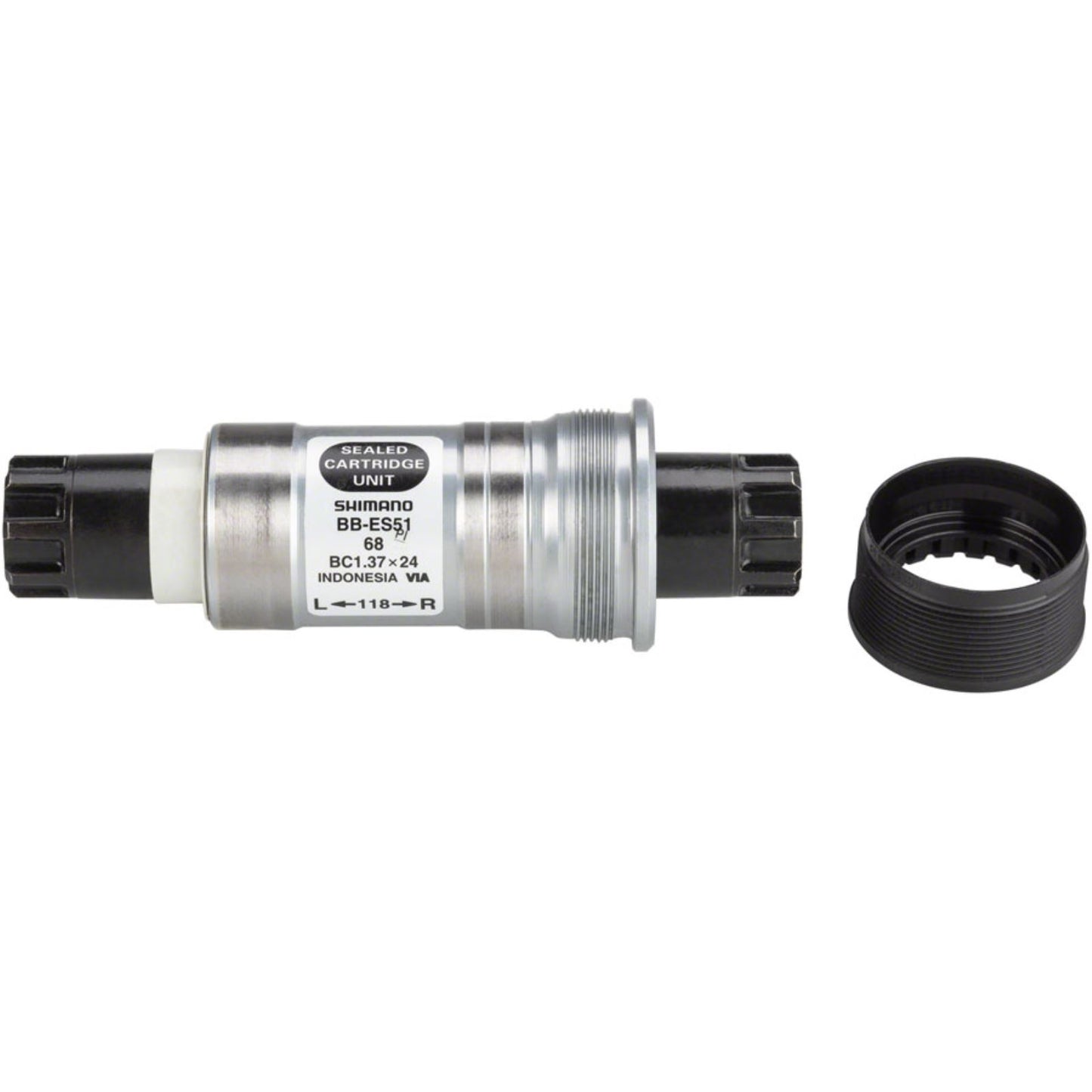 Shimano ES51 68 x 118mm Octalink V2 Spline English Bottom Bracket [MPN: EBBES51B18]_1186236