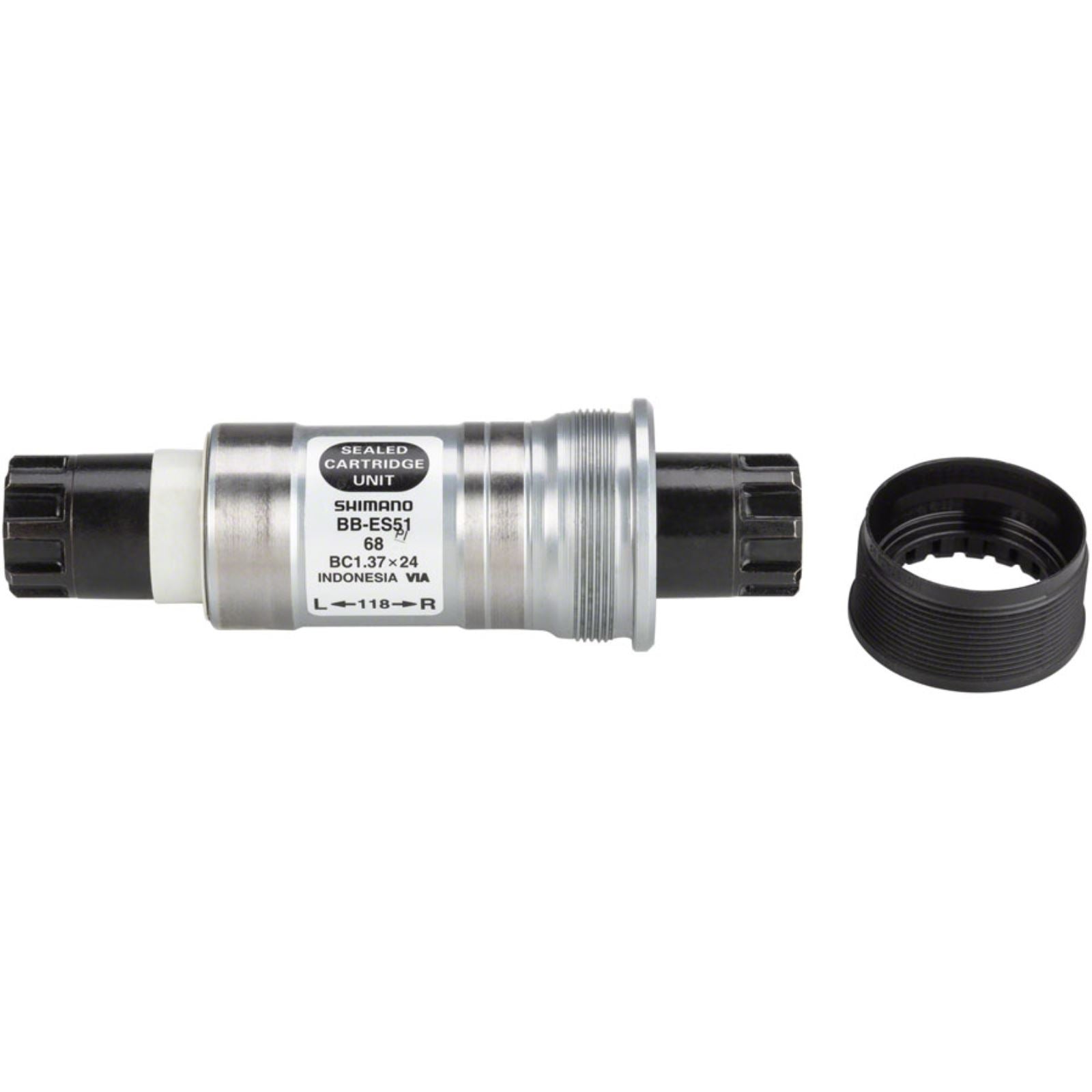 Shimano ES51 68 x 118mm Octalink V2 Spline English Bottom Bracket [MPN: EBBES51B18]_1186236