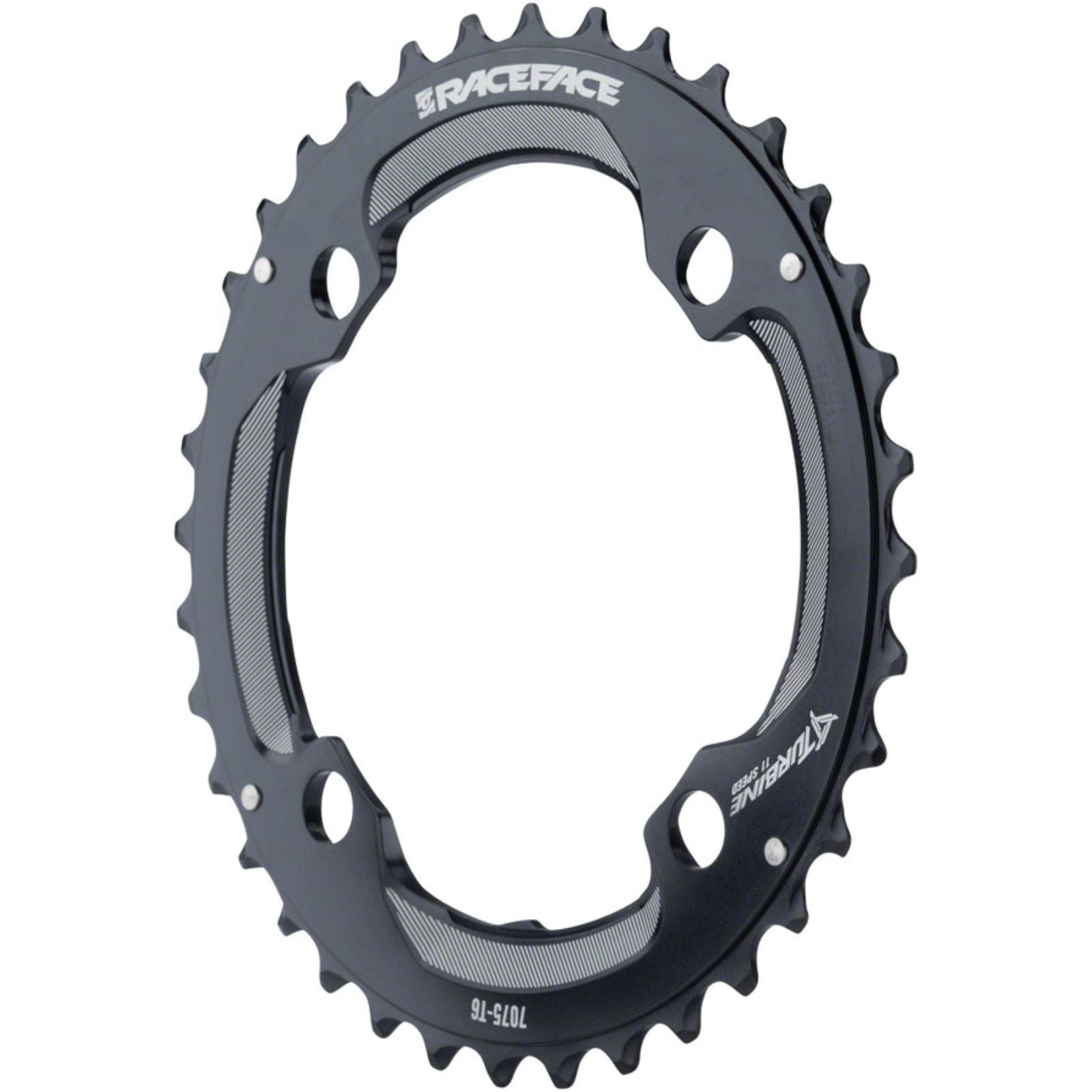 Race Face Turbine 11-Speed Chainring - 104mm BCD - 38t - Black [MPN: RRT11104X38BLK]_1186327