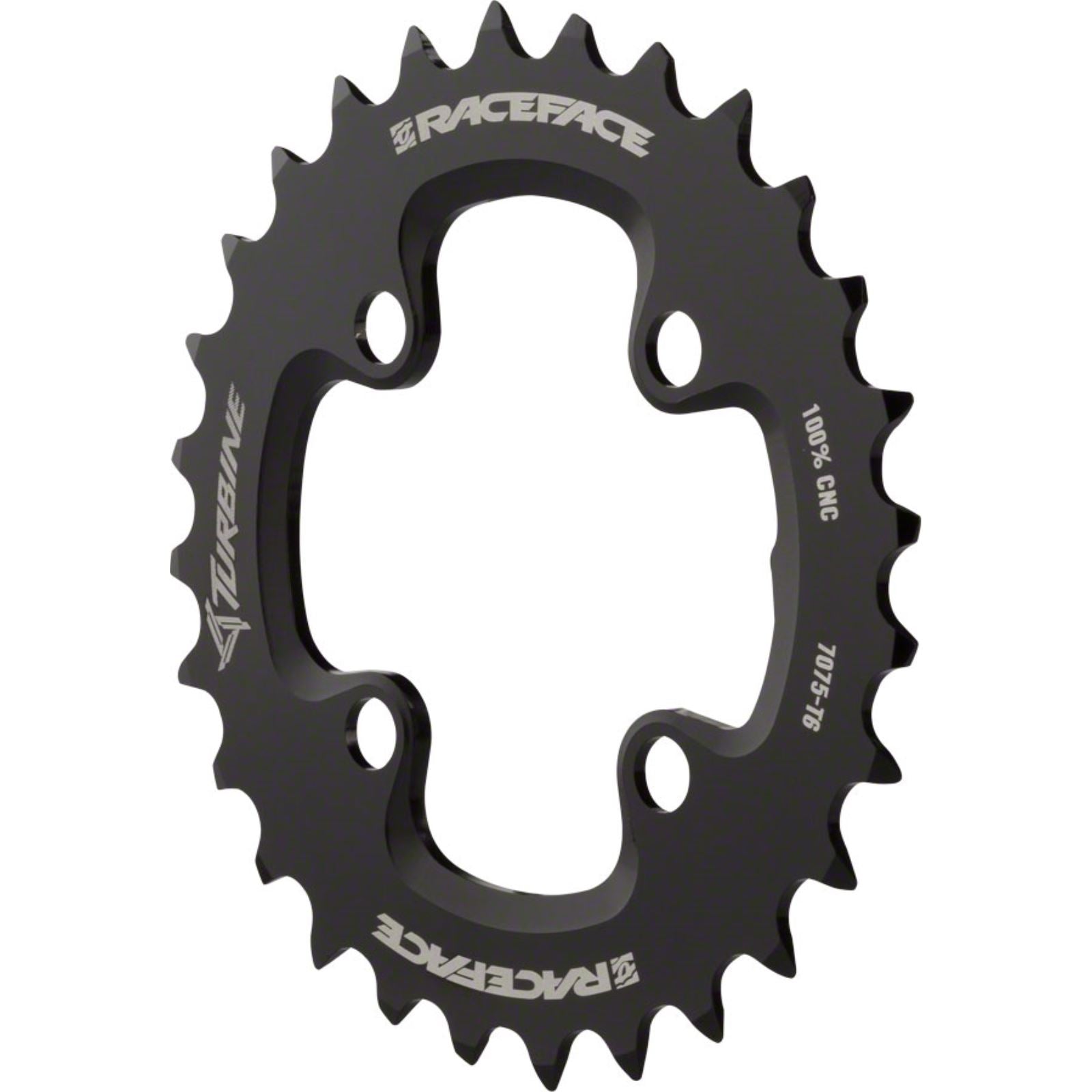 Race Face Turbine 11-Speed Chainring - 64mm BCD - 24t - Black [MPN: RRT1164X24BLK]_1186328