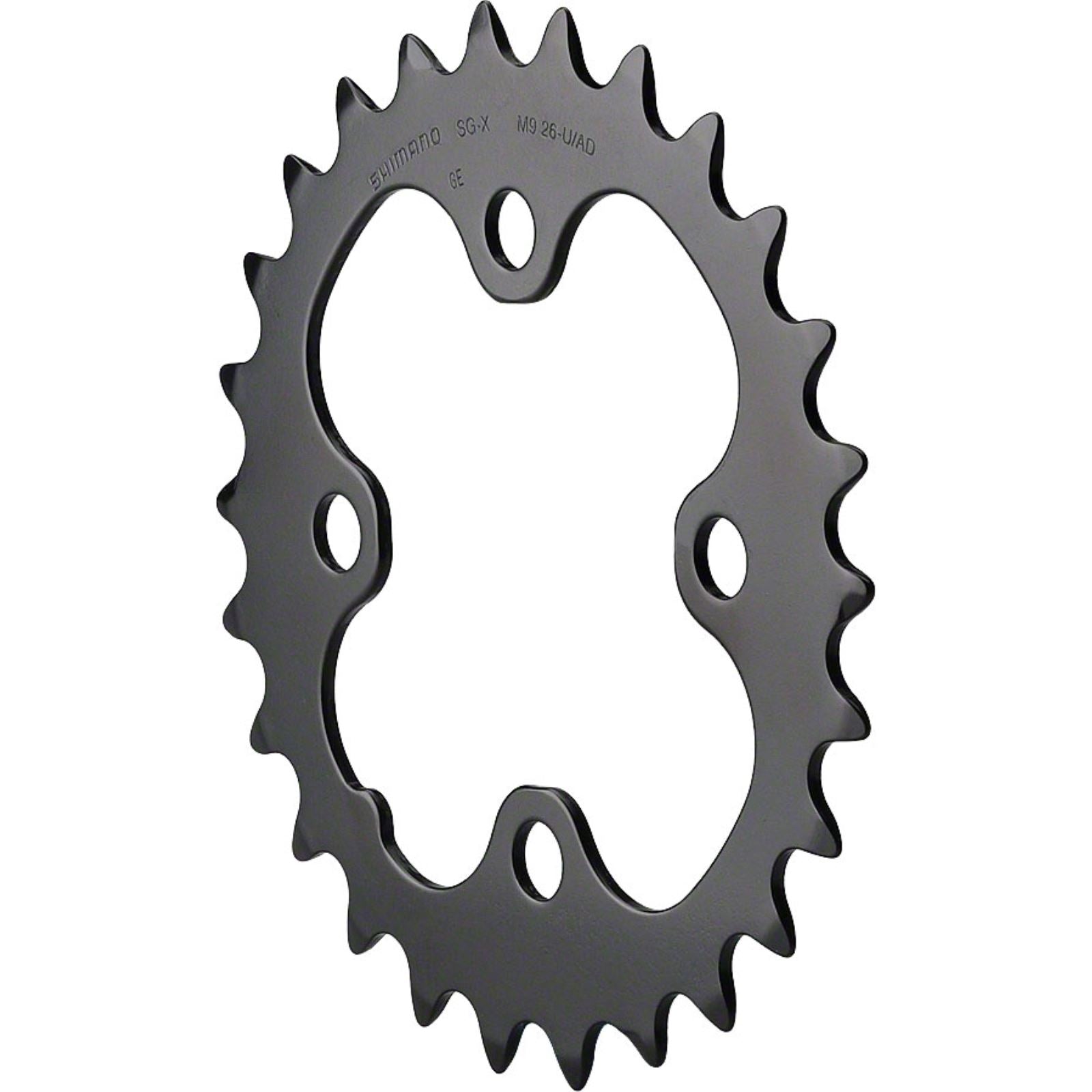 Shimano 26t 64mm 9-Speed, LX T671 10-Speed Inner Chainring - Black [MPN: Y1KS26000]_1186536