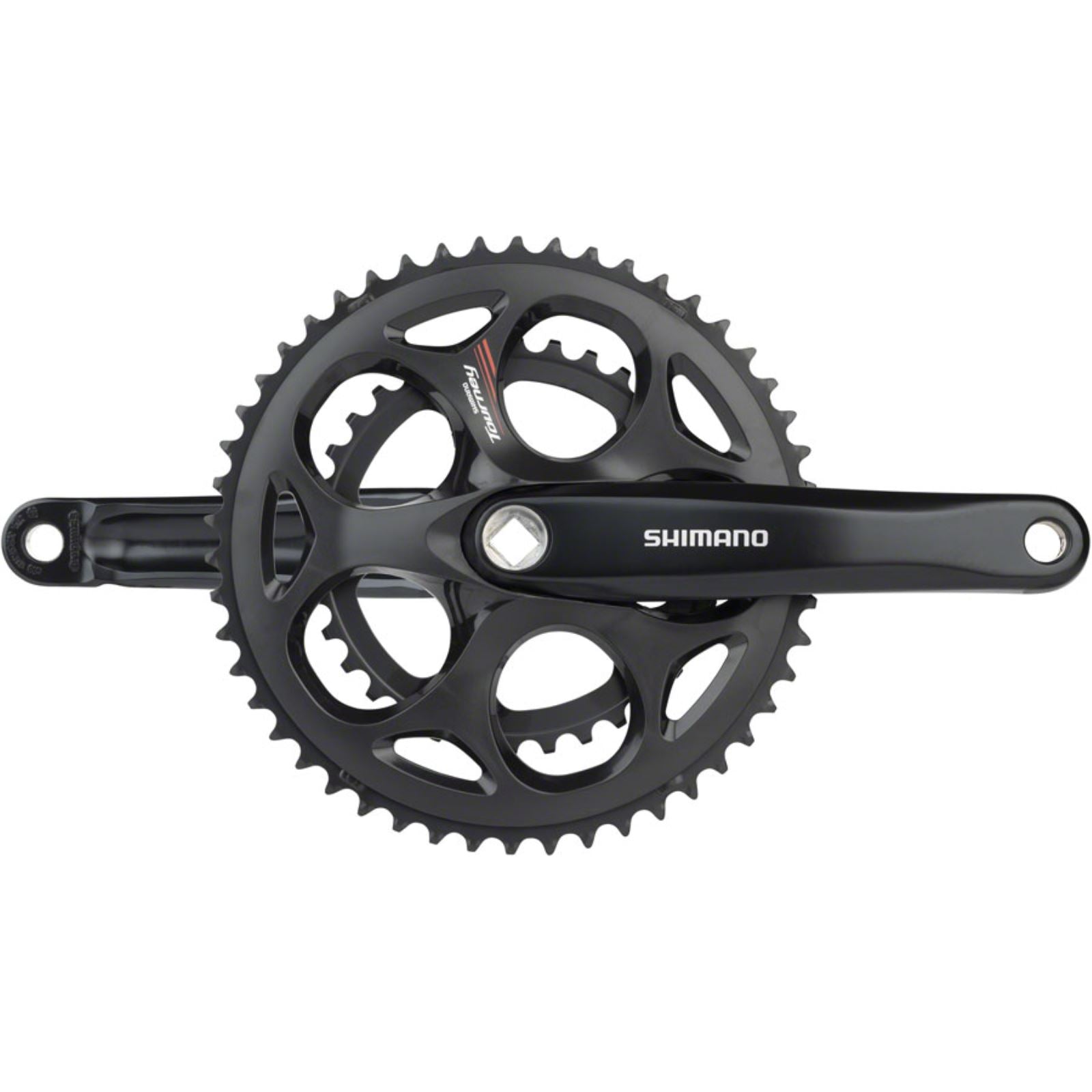 Shimano Tourney FC-A070 Crankset - 170mm, 7/8-Speed, 50/34t, Black [MPN: EFCA070C04X]_1186862