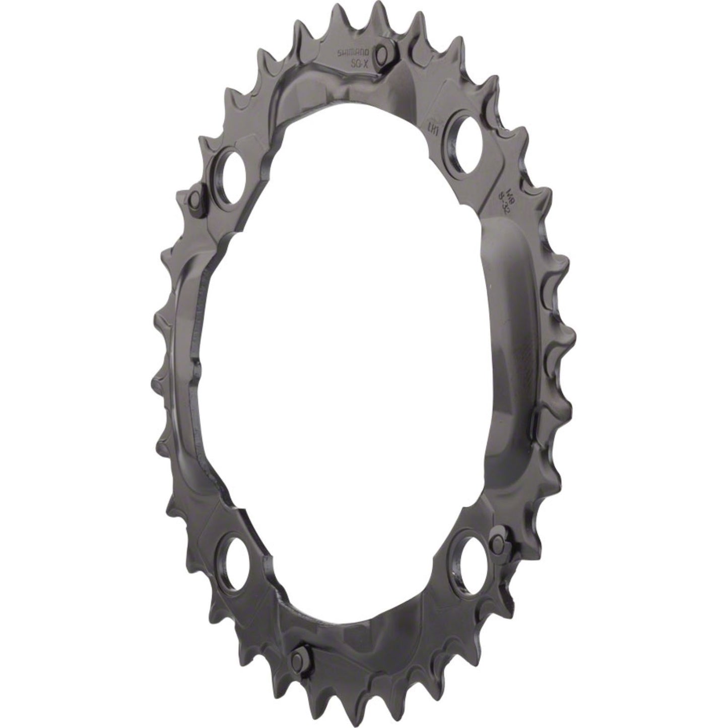 Shimano 32t 104mm 9-Speed Middle Chainring - Black [MPN: Y1LD98080]_1186847