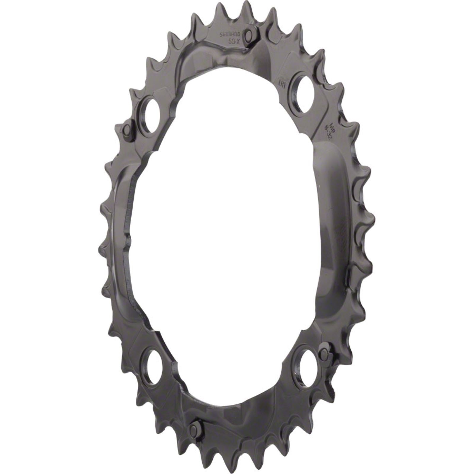 Shimano 32t 104mm 9-Speed Middle Chainring - Black [MPN: Y1LD98080]_1186847