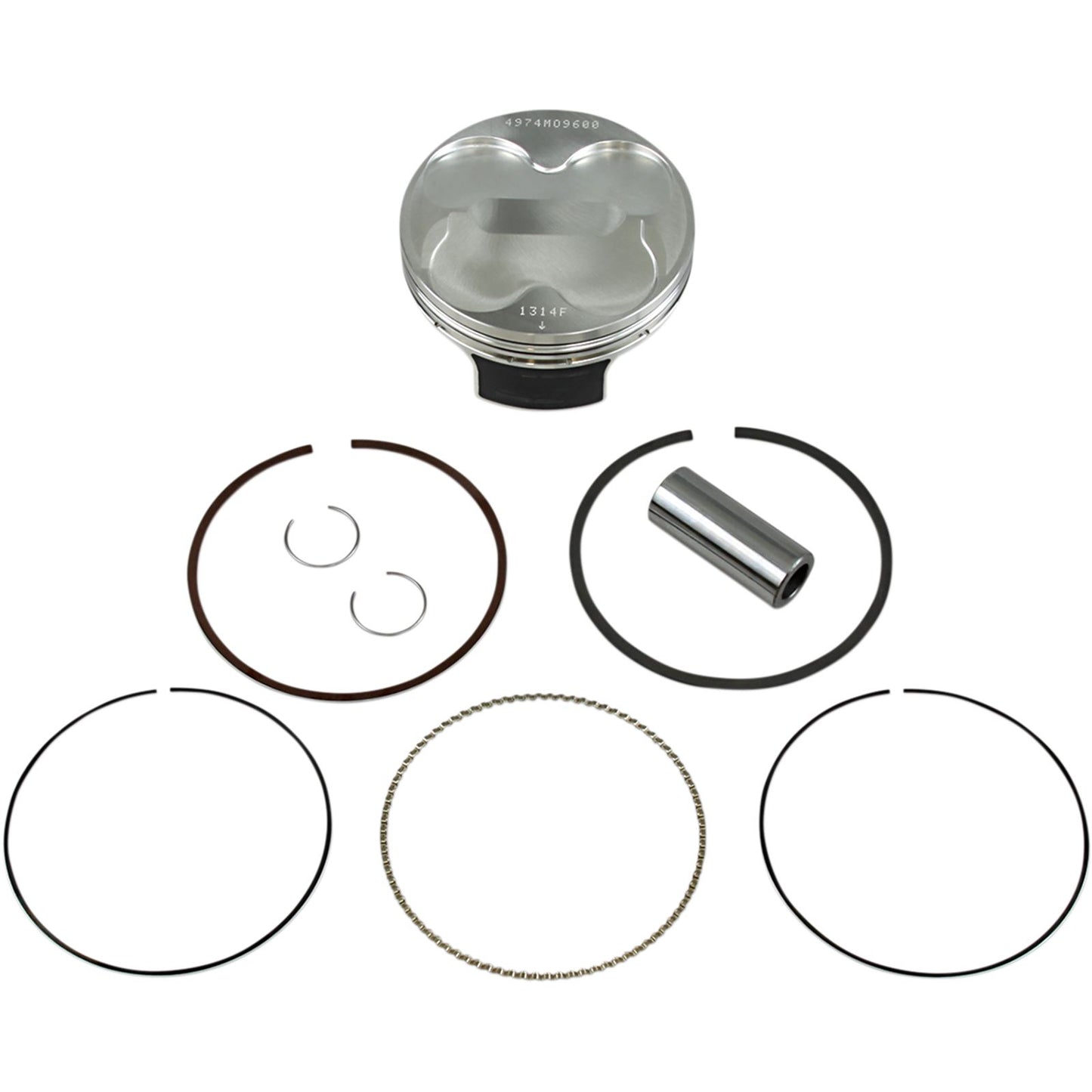 Wiseco - Powersports Piston M09600 High Comp 13.4:1 4974M09600_494931