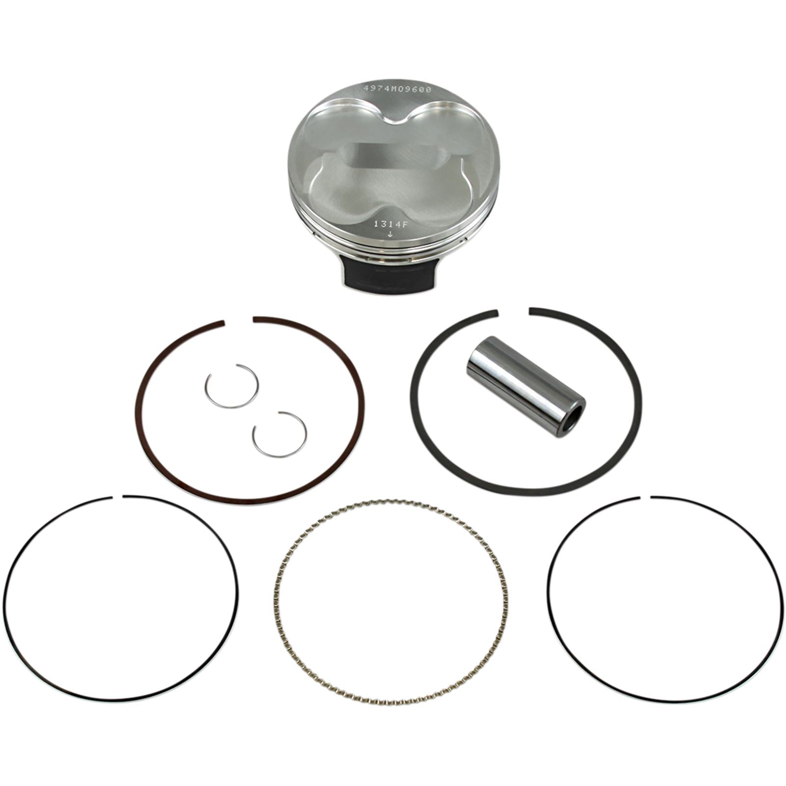 Wiseco - Powersports Piston M09600 High Comp 13.4:1 4974M09600_494931