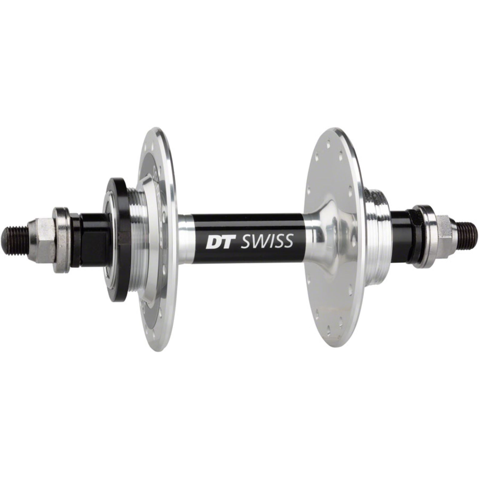 DT Swiss 370 Track Rear Hub 10x1 Threaded x120mm, Rim Brake, Polished [MPN: H370DSCWR24PA6110S]_1193253