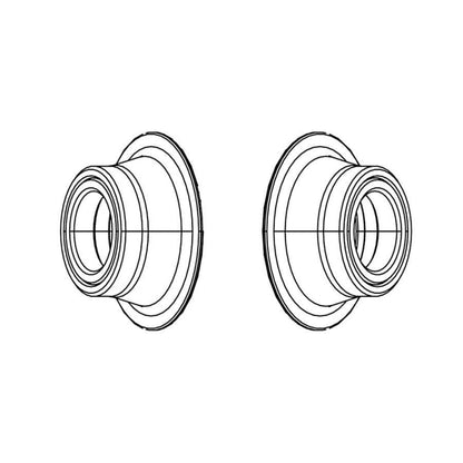 Zipp 77 Disc Conversion Caps for Front - 100 x 12mm - Thru Axle [MPN: 11.1918.046.000]_1304349