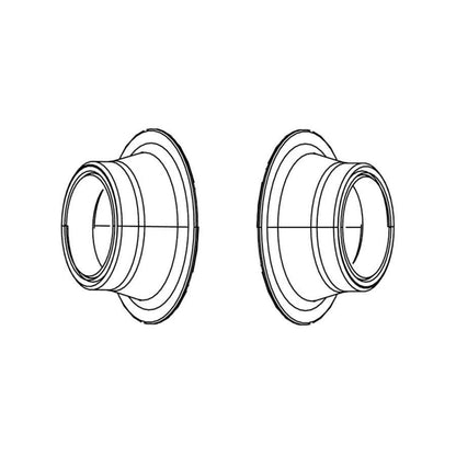 Zipp 77 Disc Conversion Caps for Front - 100 x 15mm - Thru Axle [MPN: 11.1918.046.001]_1304548