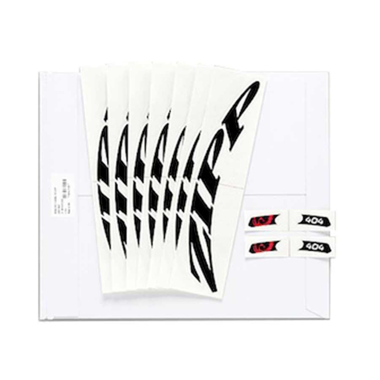 Zipp Decal Set - Disc/808 Matte Black Logo - Complete for One Wheel [MPN: 11.1918.015.003]_1304413