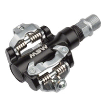 MSW MP-100 Pedals - Dual Sided Clipless - Aluminum - 9/16" - Black/Silver [MPN: M094]_1198300