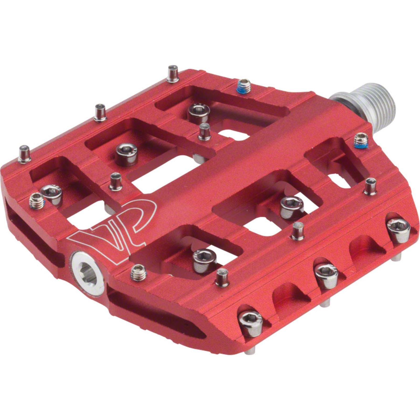 VP Components Vice Trail Pedals - Platform, Aluminum, 9/16", Red [MPN: 4001P0150068003P001]_1198297