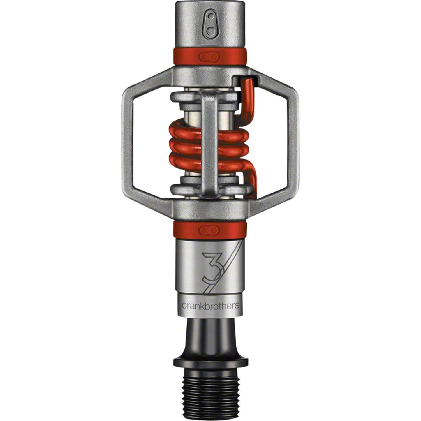 Crankbrothers Egg Beater 3 Pedals - Dual Sided Clipless, 9/16", Red [MPN: 15319]_1198565