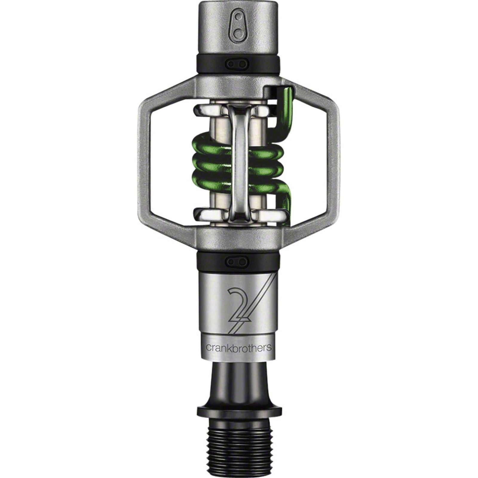 Crankbrothers Egg Beater 2 Pedals - Dual Sided Clipless, 9/16" - Green [MPN: 15985]_1198547