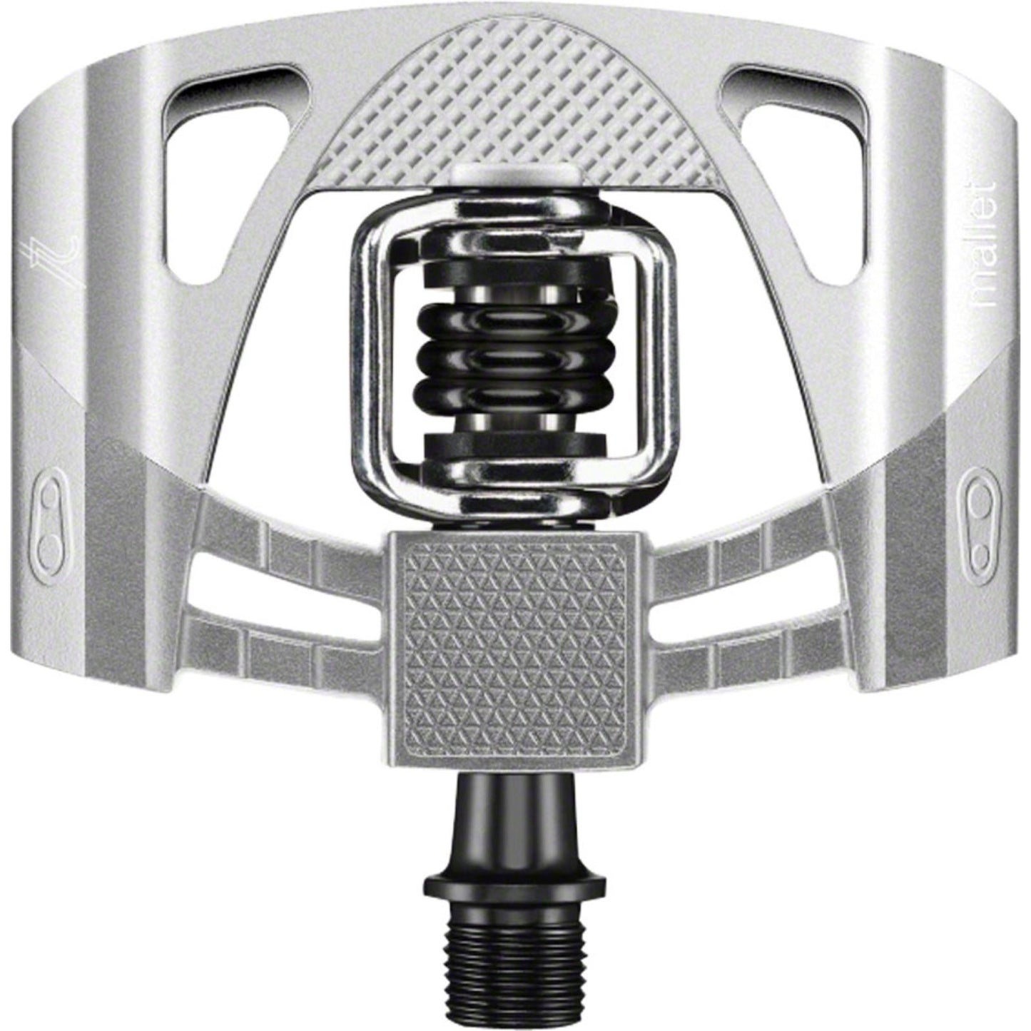Crankbrothers Mallet 2 Pedals - Dual Sided Clipless w/Platform Al 9/16" Raw/Silver/Black [MPN: 15986]_1198540