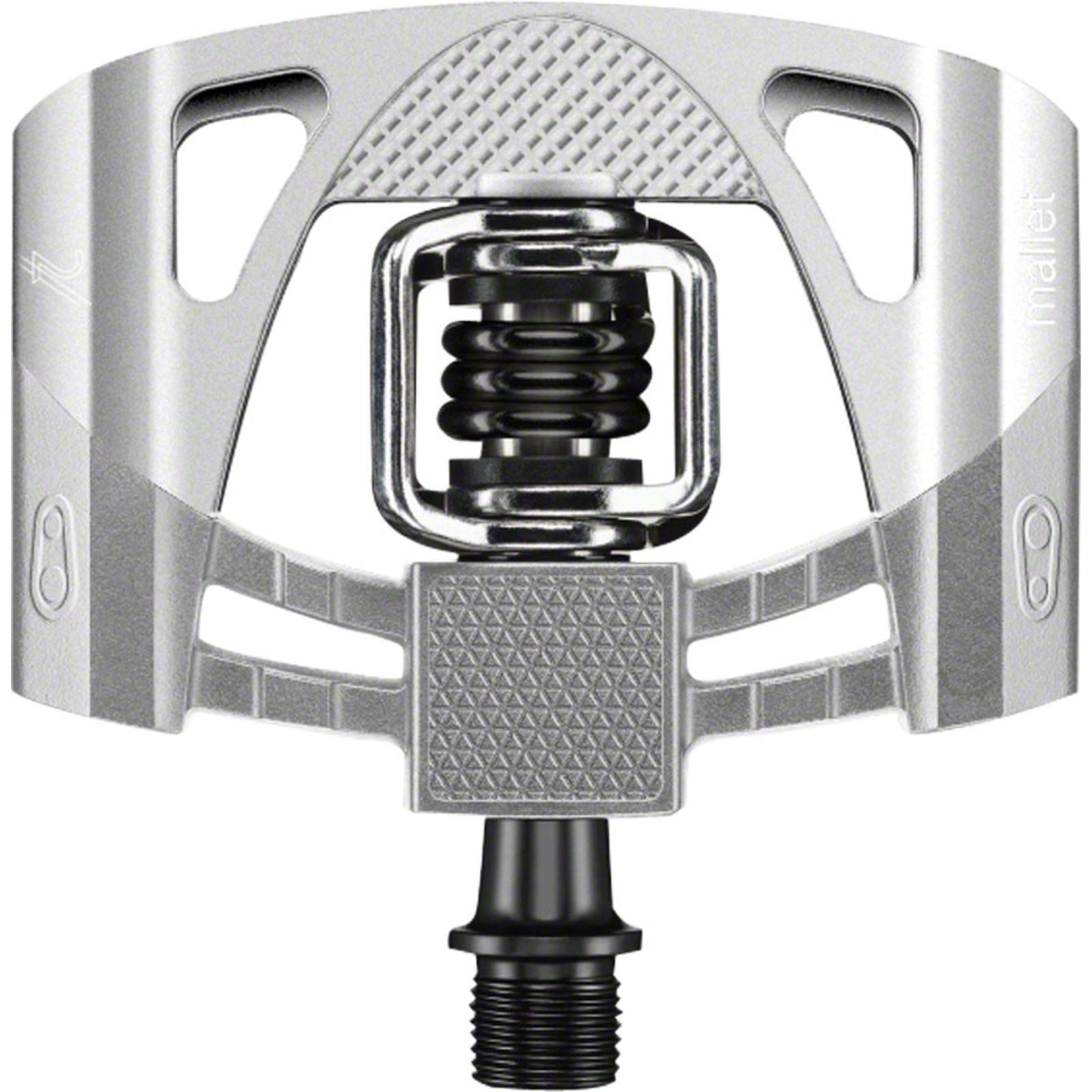 Crankbrothers Mallet 2 Pedals - Dual Sided Clipless w/Platform Al 9/16" Raw/Silver/Black [MPN: 15986]_1198540