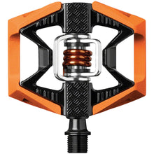 Crankbrothers Double Shot 2 Pedals - Single Side Clipless w/Platform, Alum, 9/16" Orange [MPN: 16007]_1198601