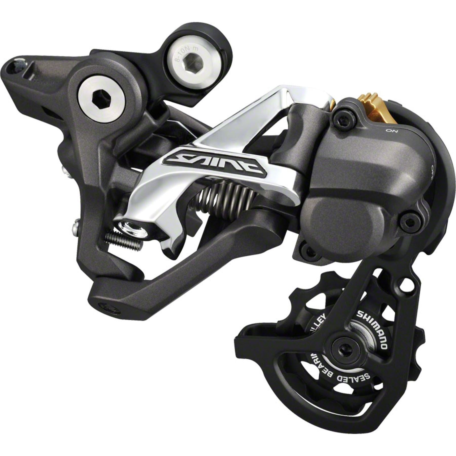 Shimano Rear Derailleur - 10 Speed - Short Cage - Black - Saint RD-M820-SS1  [MPN: IRDM820SS1]_1199490