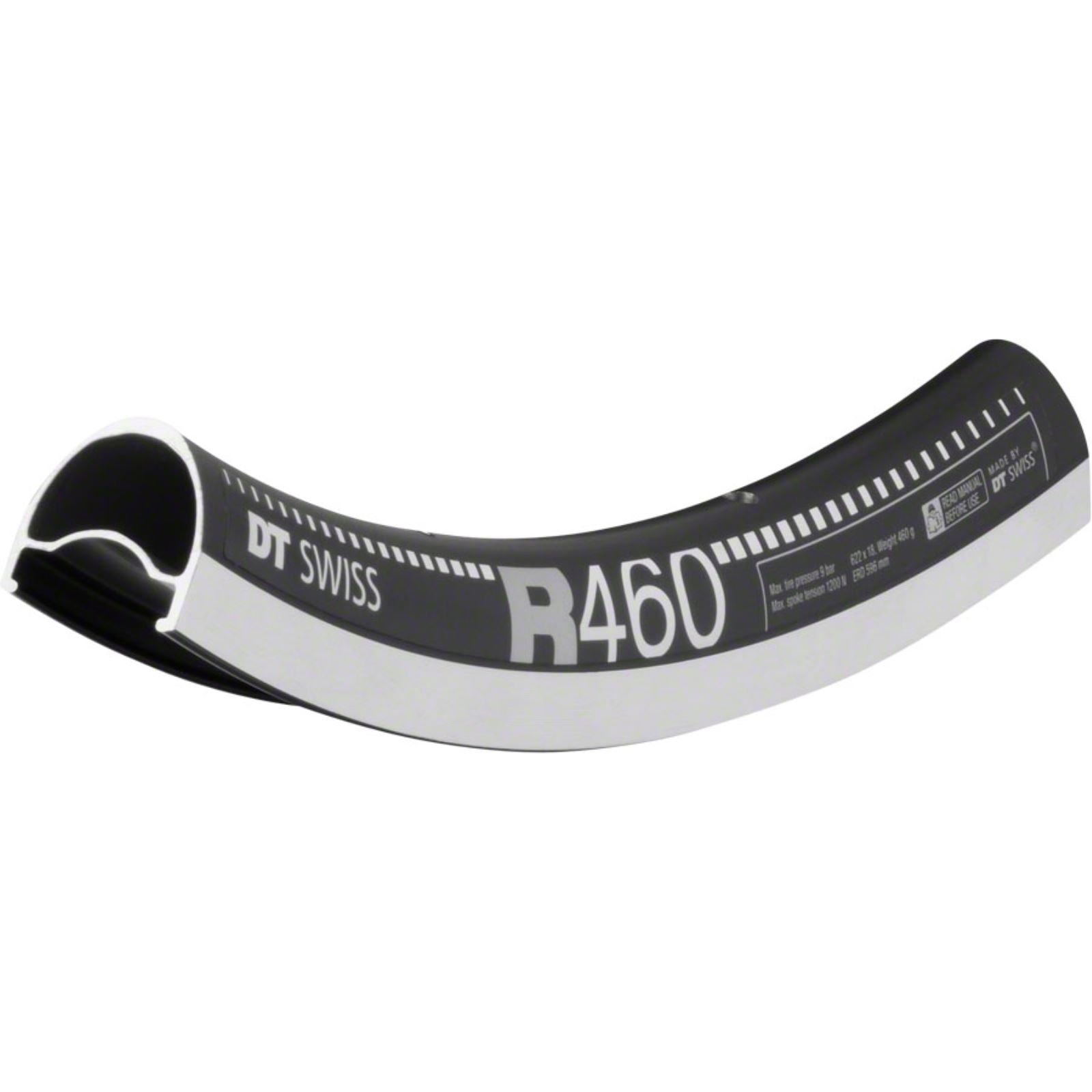 DT Swiss R 460 Rim - 700, Rim, Black, 28H [MPN: RTR046RPN28SSB1269]_1199805