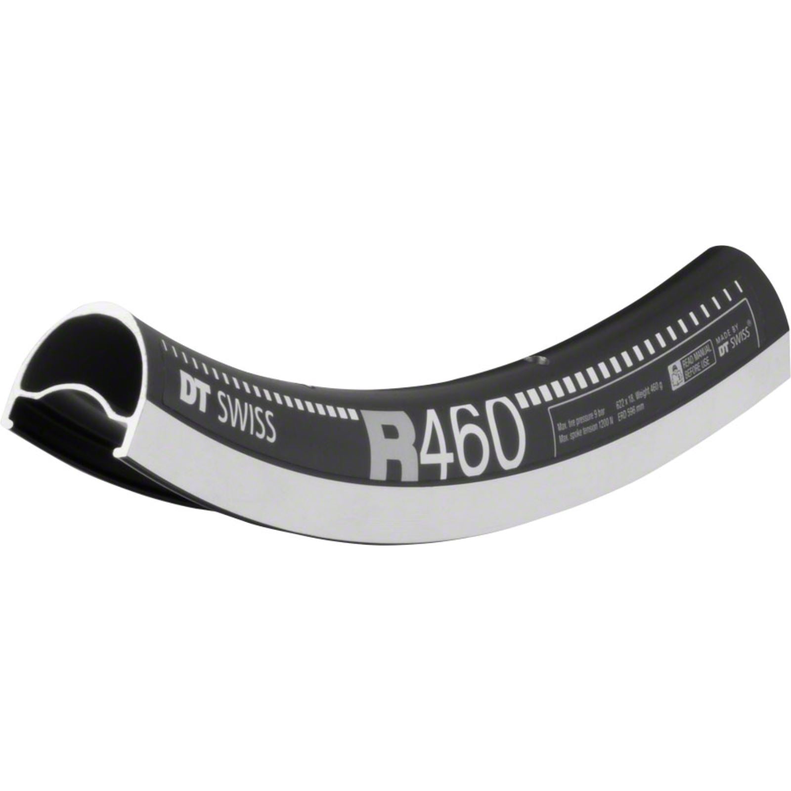 DT Swiss R 460 Rim - 700, Rim, Black, 32H [MPN: RTR046RPN32SSB1270]_1199806