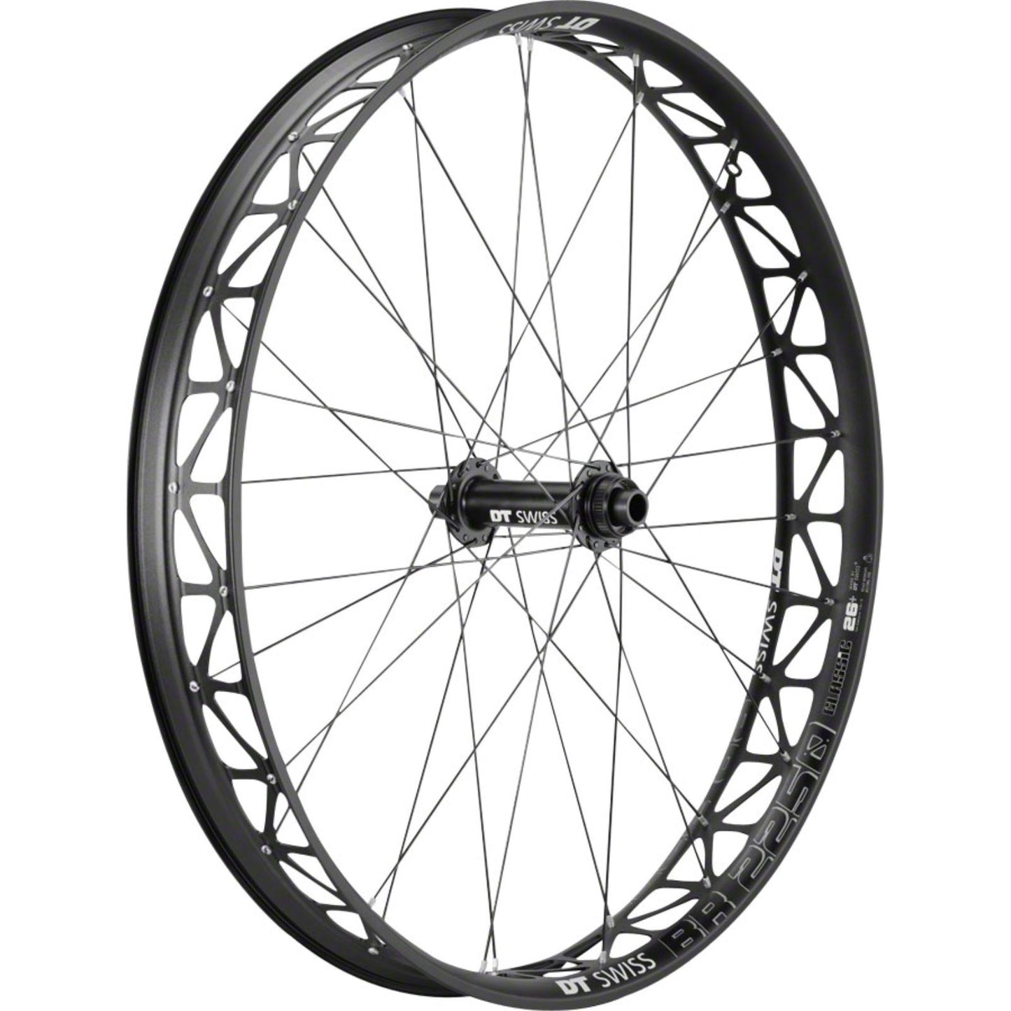 DT Swiss Big Ride Front Wheel 26", Center-Lock, Black/White, Clincher [MPN: WBR2250LCIXS012652]_1205900