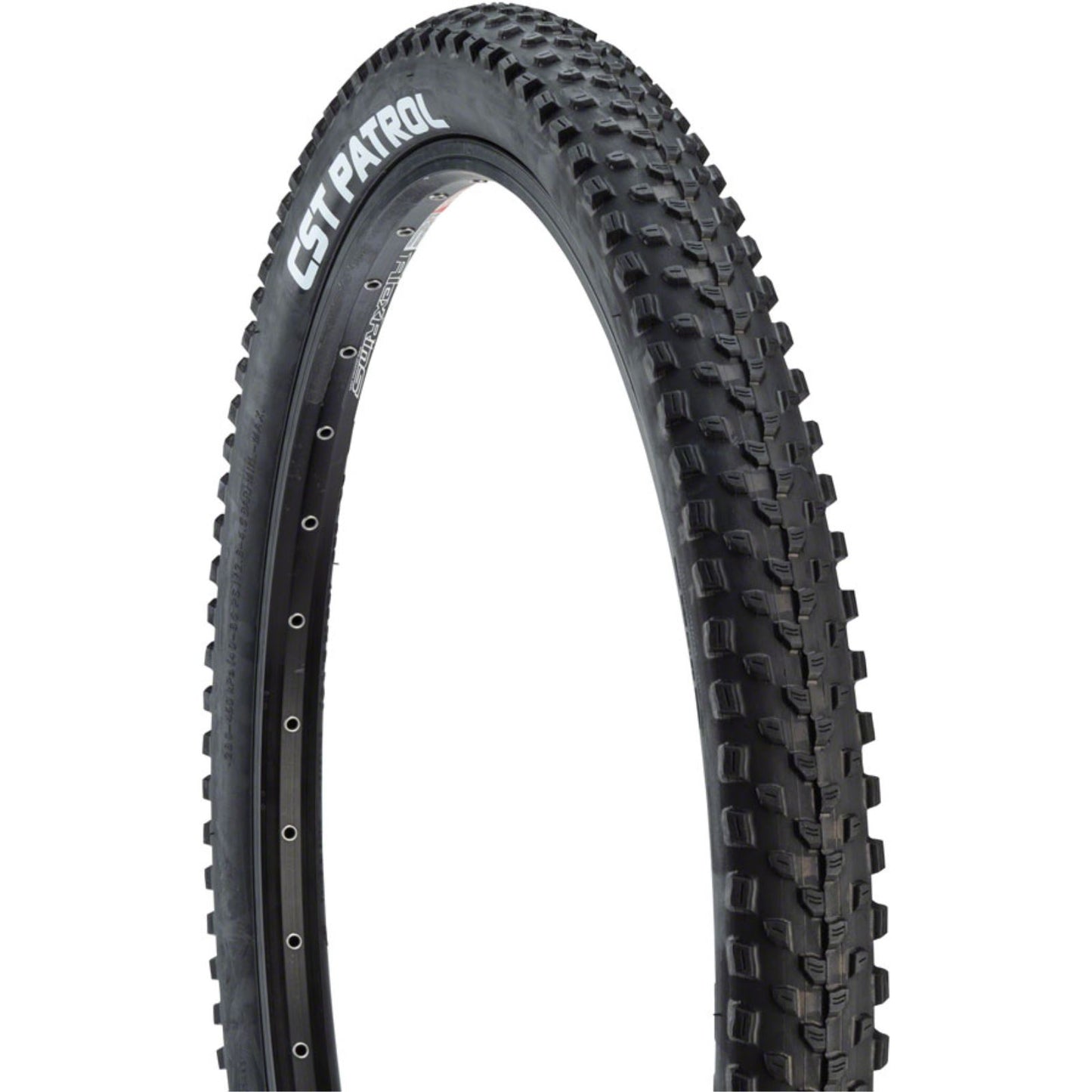 CST Patrol Tire - 26 x 2.25, Clincher, Wire, Black, 27tpi [MPN: TB72566100]_1207361
