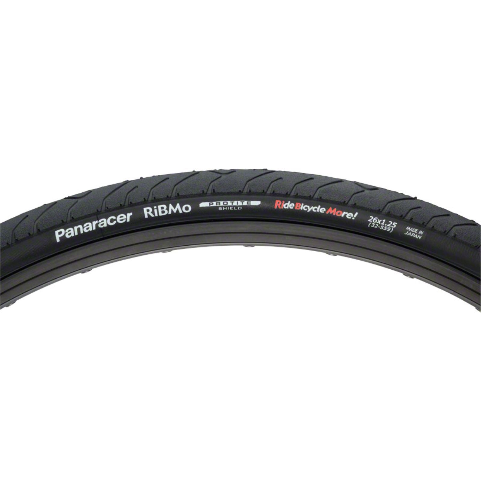 Panaracer RiBMo ProTite Tire - 26 x 1.25, Clincher, Folding, Black [MPN: RF26125PS-RB-B2]_1207446