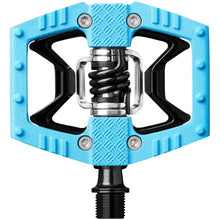 Crankbrothers Double Shot 2 Pedals - Single Side Clipless w/Platform, 9/16", Blue/Black [MPN: 16077]_1209251