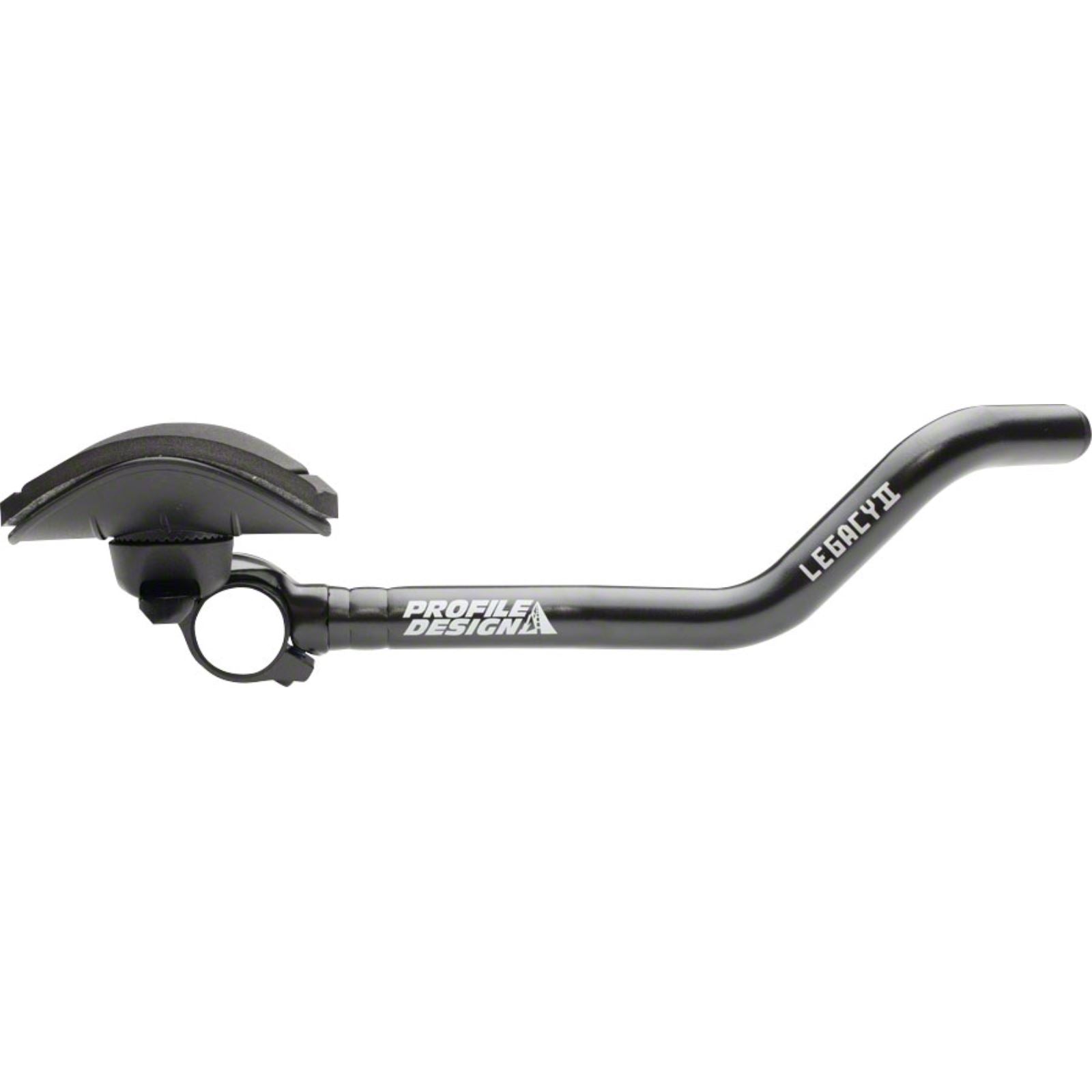 Profile Design Legacy II Alum Aerobar with ZB Bracket and Venturi Armrest - Matte Black [MPN: RHLGC21]_1209674