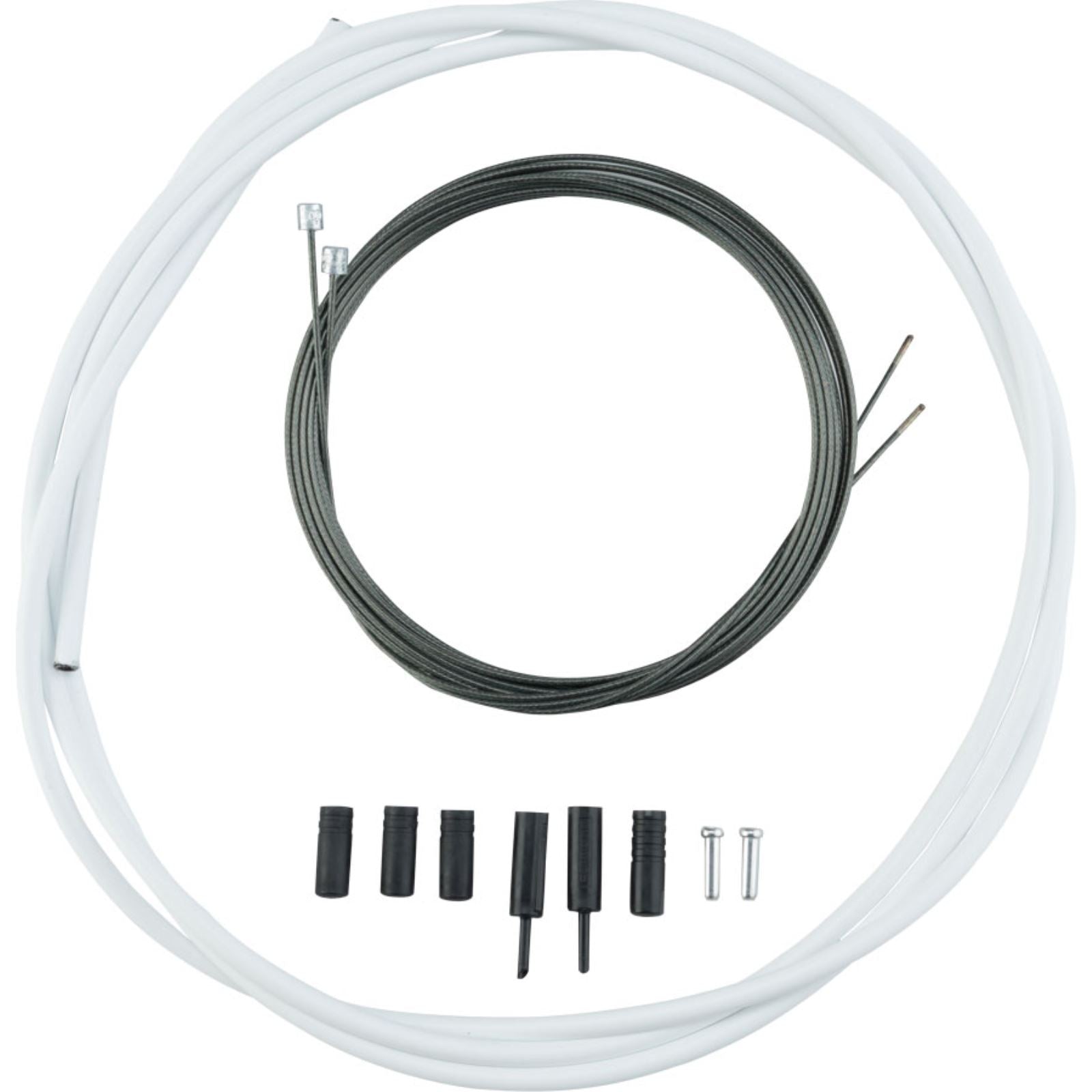 Shimano Road Optislick Derailleur Cable and Housing Set - White [MPN: Y60198030]_1211708
