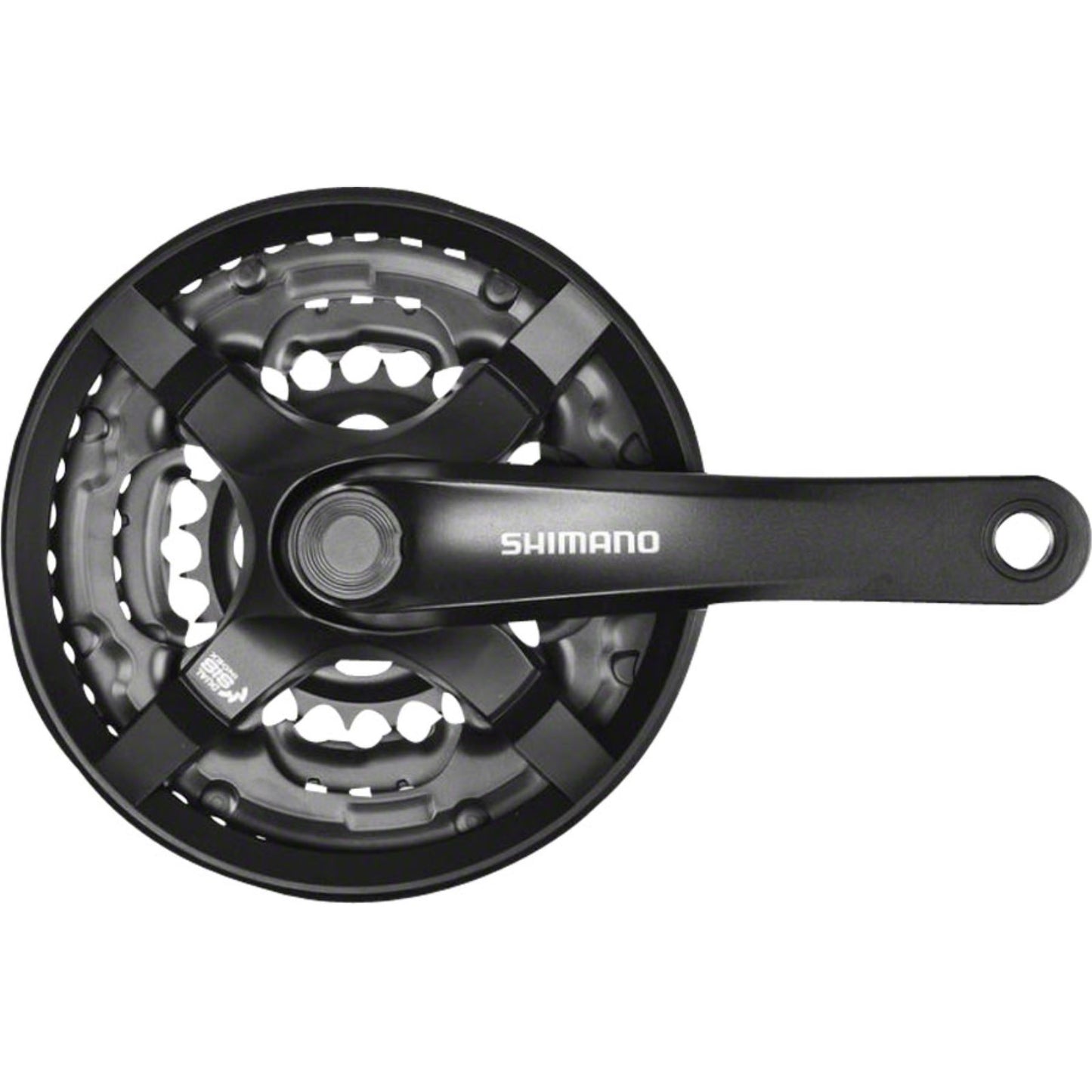 Shimano Tourney FC-TY501 Crankset - 175mm, 6/7/8-Speed, 42/34/24t, Black [MPN: EFCTY501E244CLB]_1212064