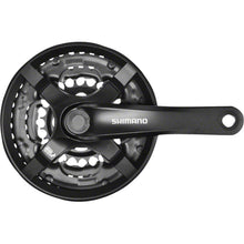 Shimano Tourney FC-TY501 Crankset - 175mm, 6/7/8-Speed, 42/34/24t, Black [MPN: EFCTY501E244CLB]_1212064