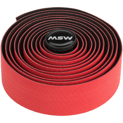 MSW Anti-Slip Gel Durable Bar Tape - HBT-300 - Red [MPN: VLT-079D2SG RED/BLACK]_1212567