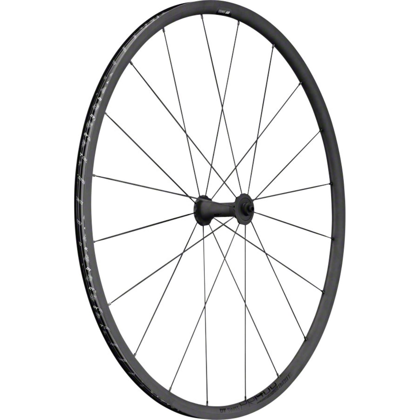 DT Swiss PR 1400 DICUT OXiC Front Wheel - 700, QR x 100mm, Black [MPN: WPR1400AAQXS014087]_1213359